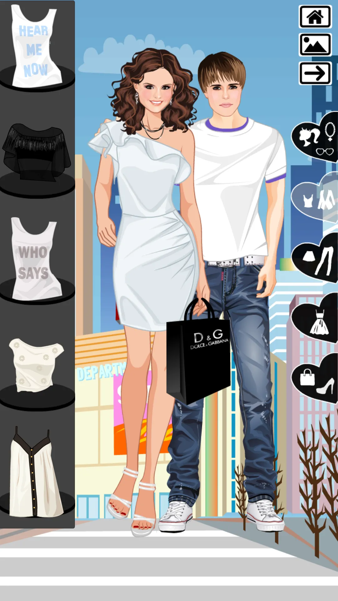 Selena Gomez Huge Dress Up | Indus Appstore | Screenshot