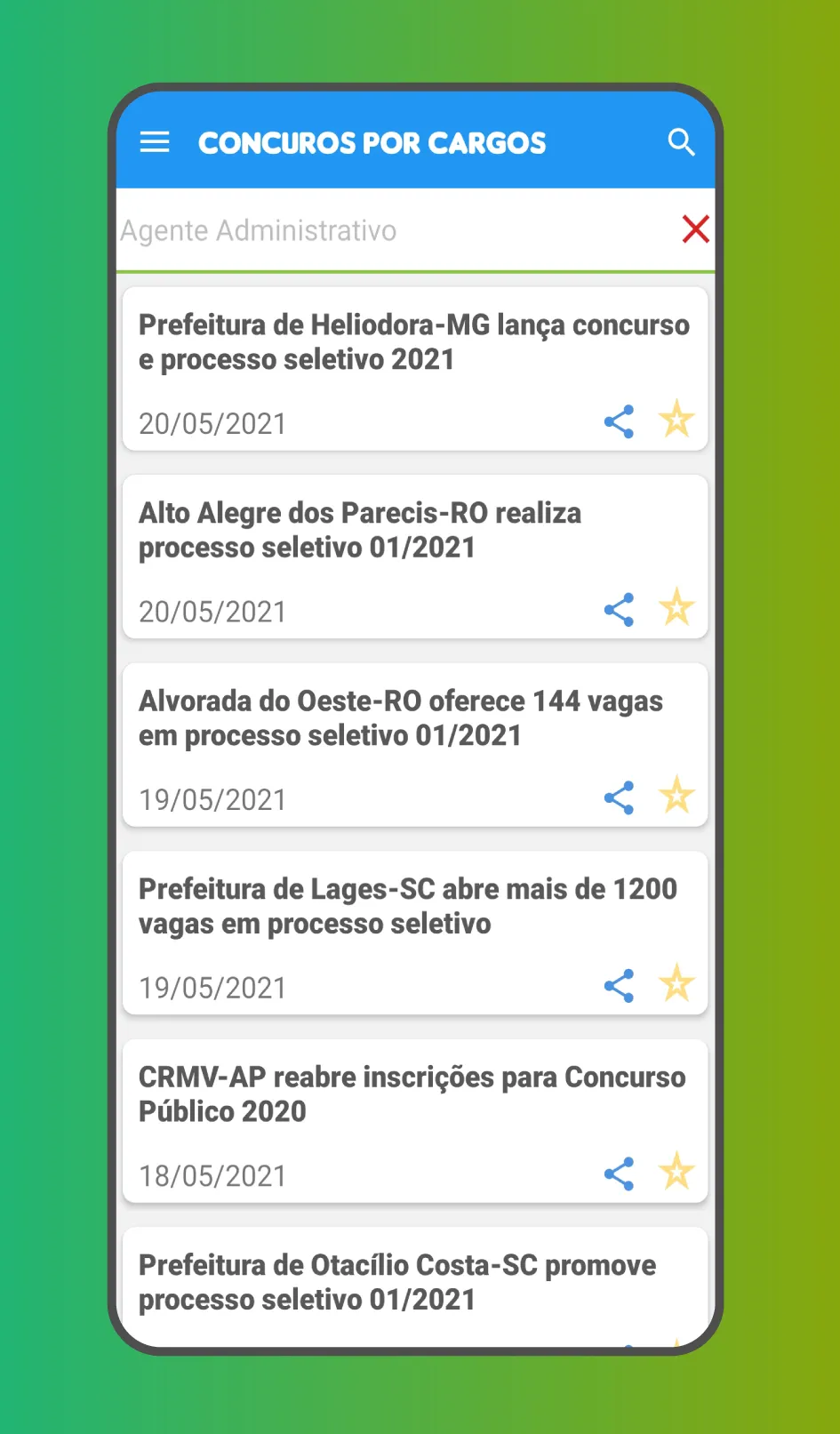 Confira Concursos | Indus Appstore | Screenshot