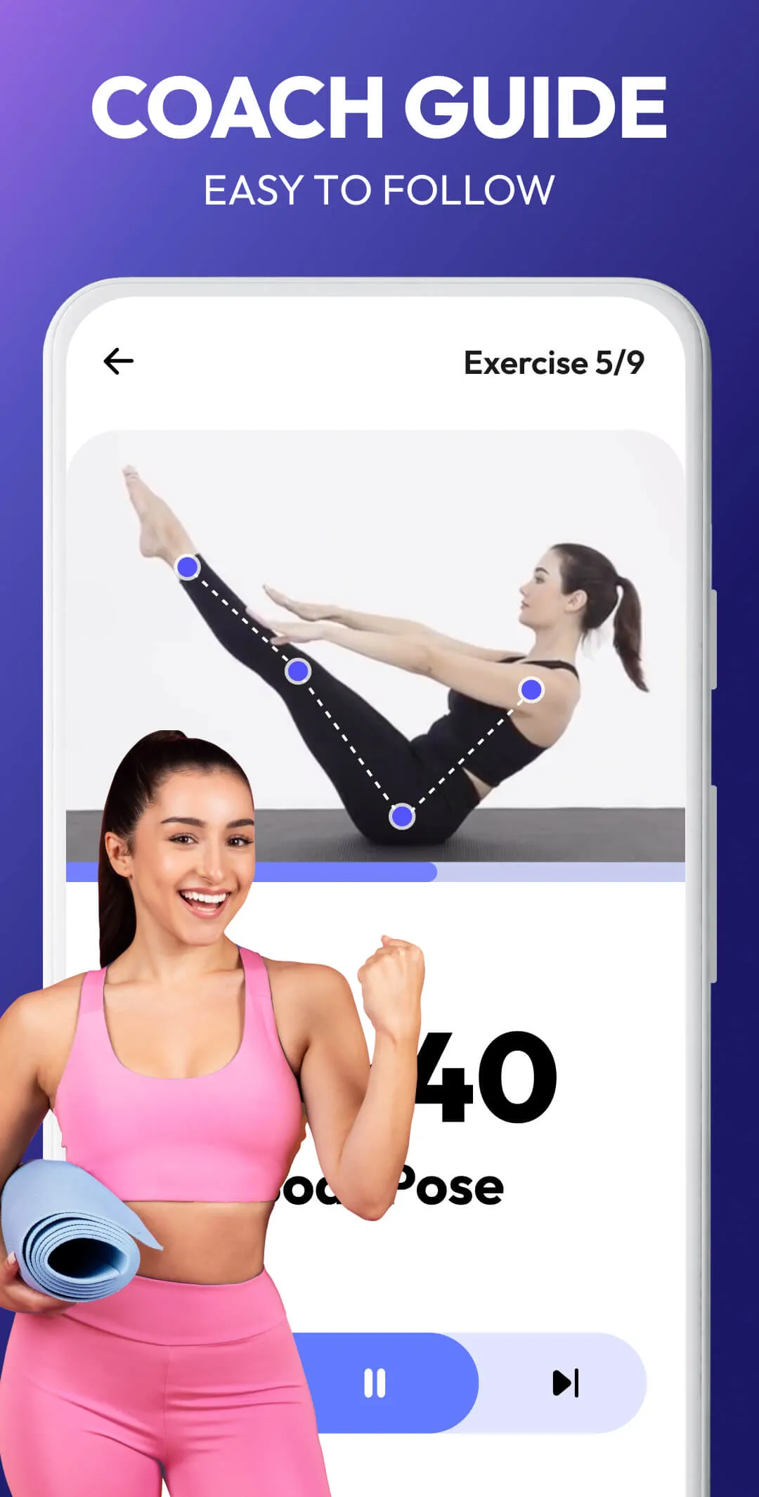 Pilates Workout at Home | Indus Appstore | Screenshot