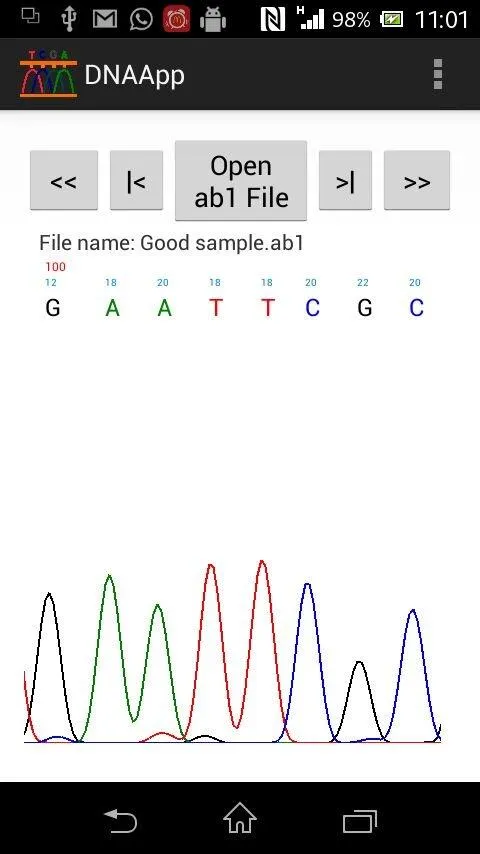 DNAApp: DNA sequence analyzer | Indus Appstore | Screenshot