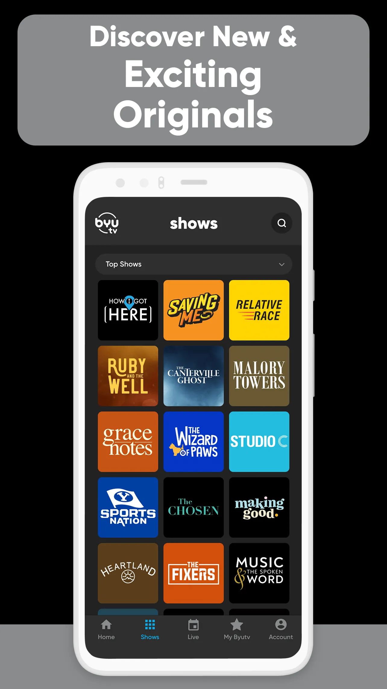 BYUtv: Binge TV Shows & Movies | Indus Appstore | Screenshot