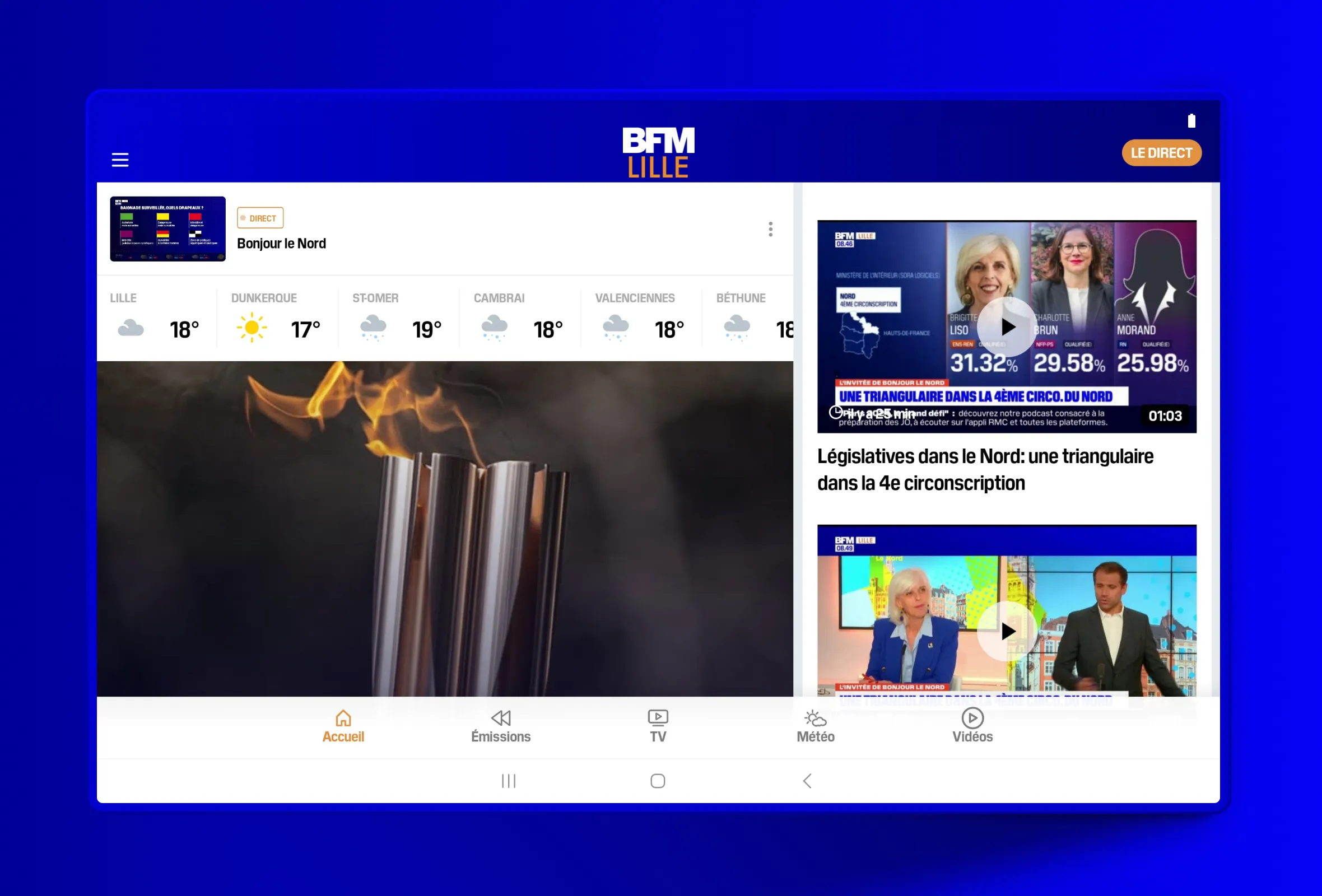 BFM Grand Lille - news & météo | Indus Appstore | Screenshot