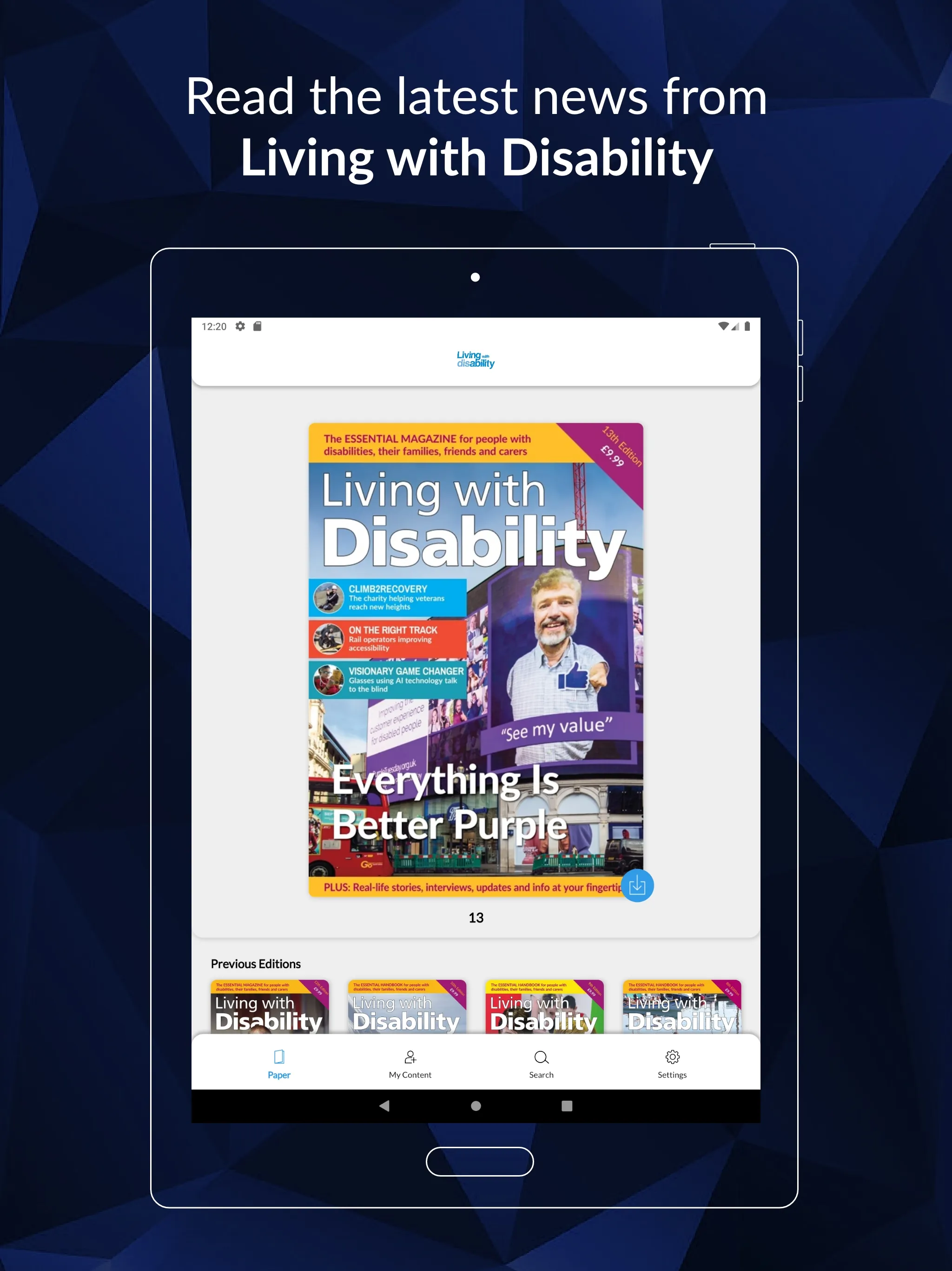 Living With Disability | Indus Appstore | Screenshot