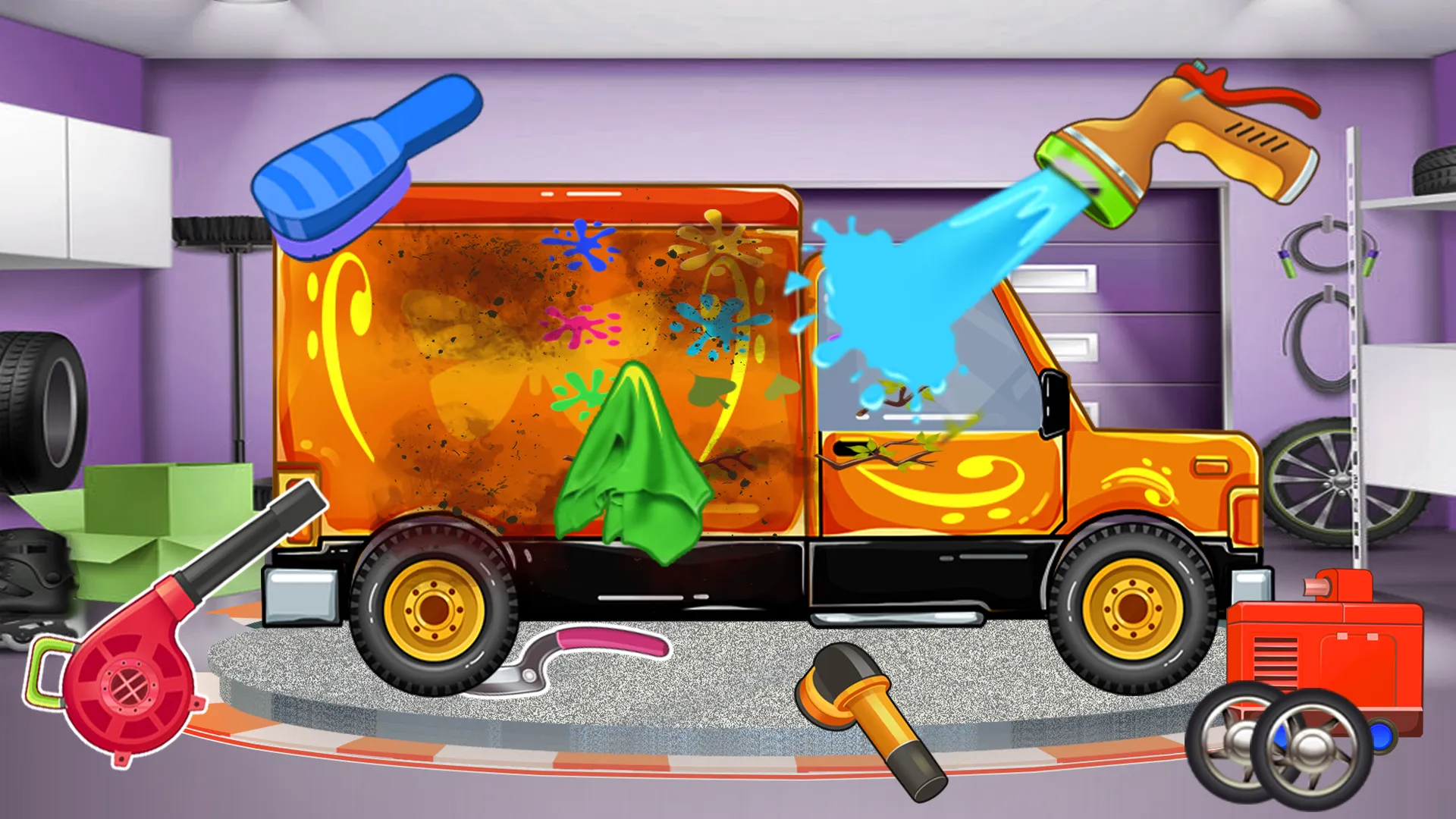 Truck Games Car Wash Salon | Indus Appstore | Screenshot