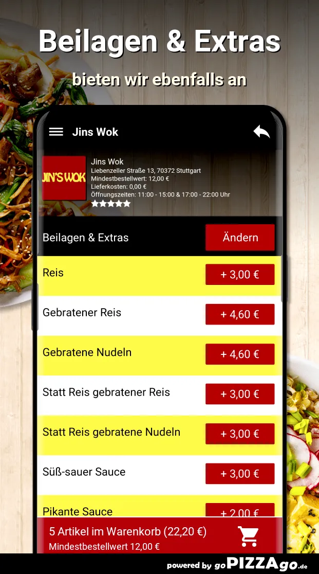 Jins Wok Stuttgart | Indus Appstore | Screenshot