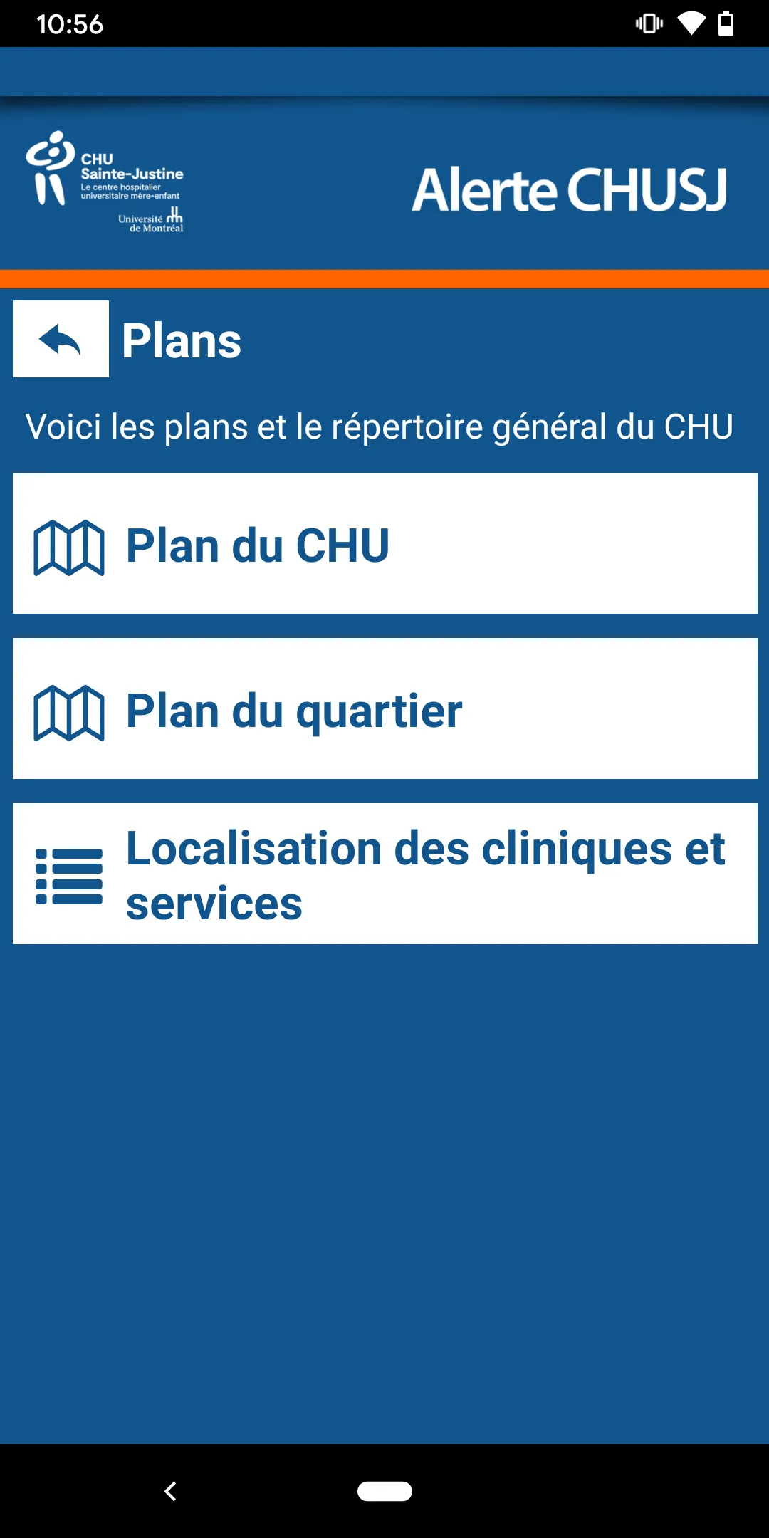 Alerte CHUSJ | Indus Appstore | Screenshot