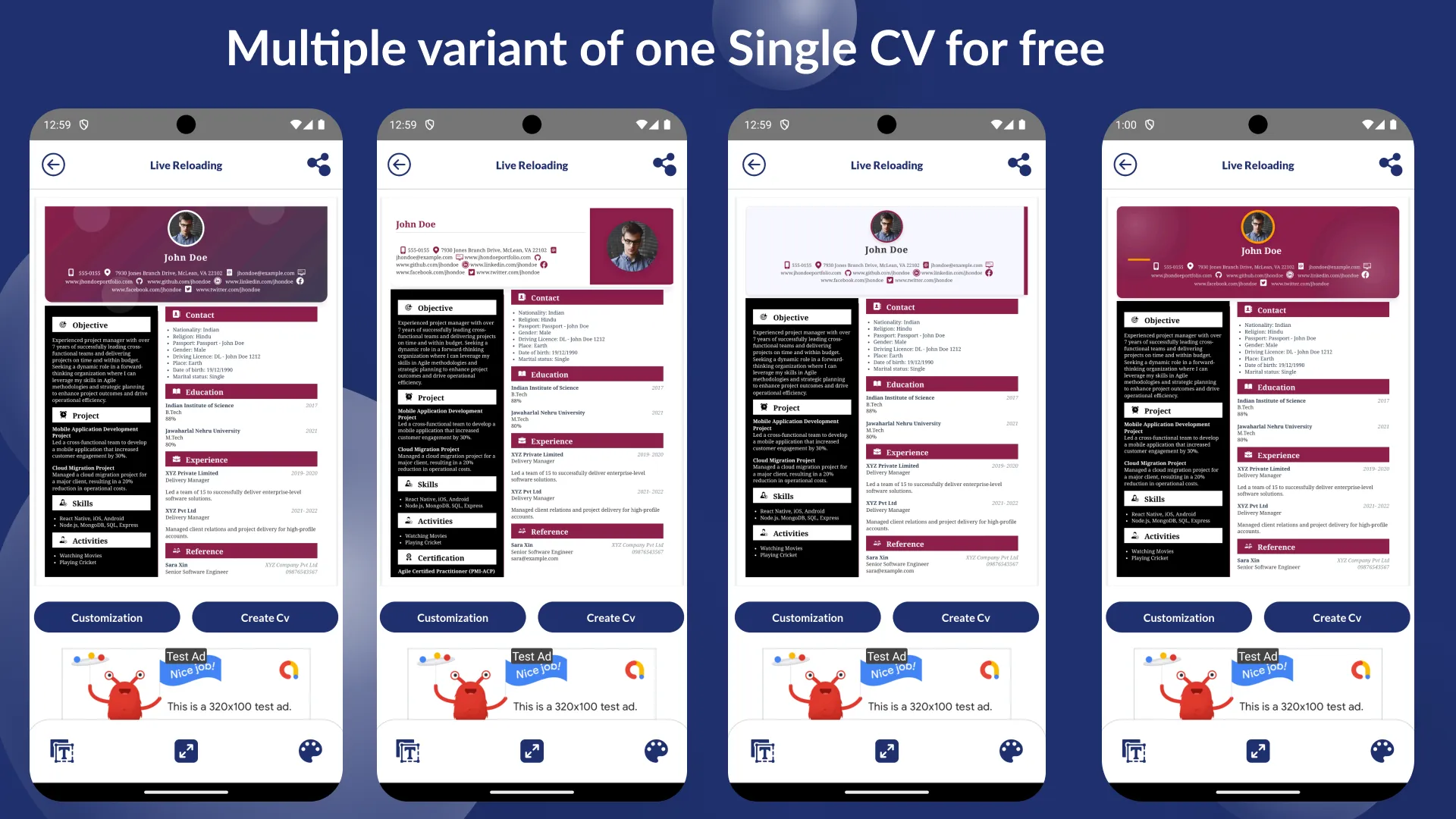 ATS Resume Builder: CV Maker | Indus Appstore | Screenshot