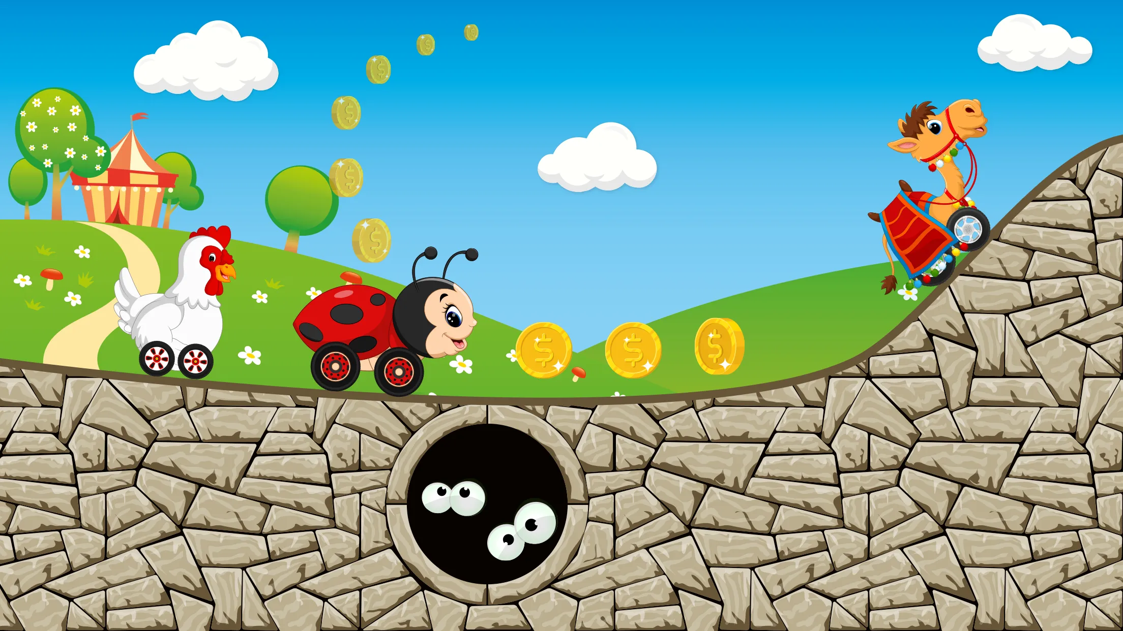 Animals Racing for Kids | Indus Appstore | Screenshot