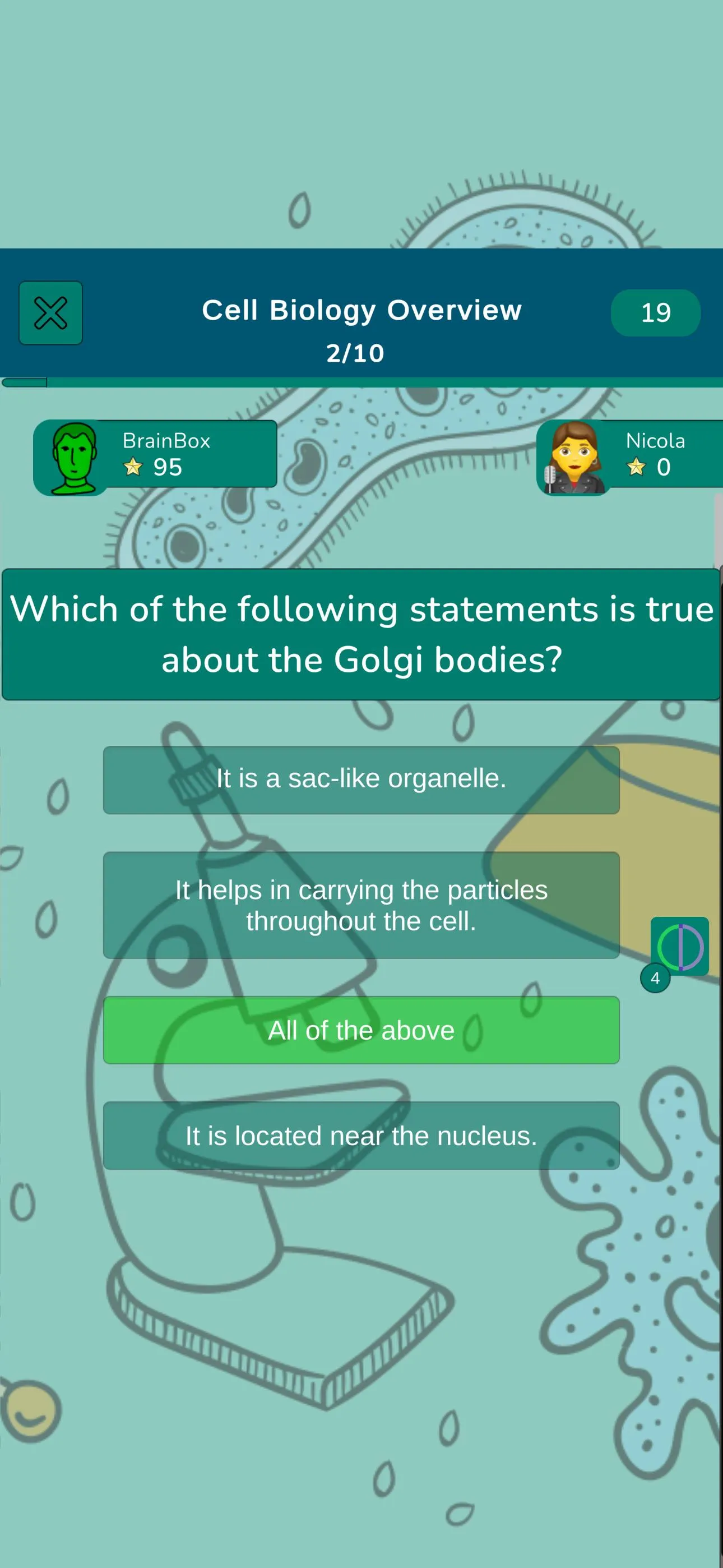 Biology Knowledge Quiz | Indus Appstore | Screenshot