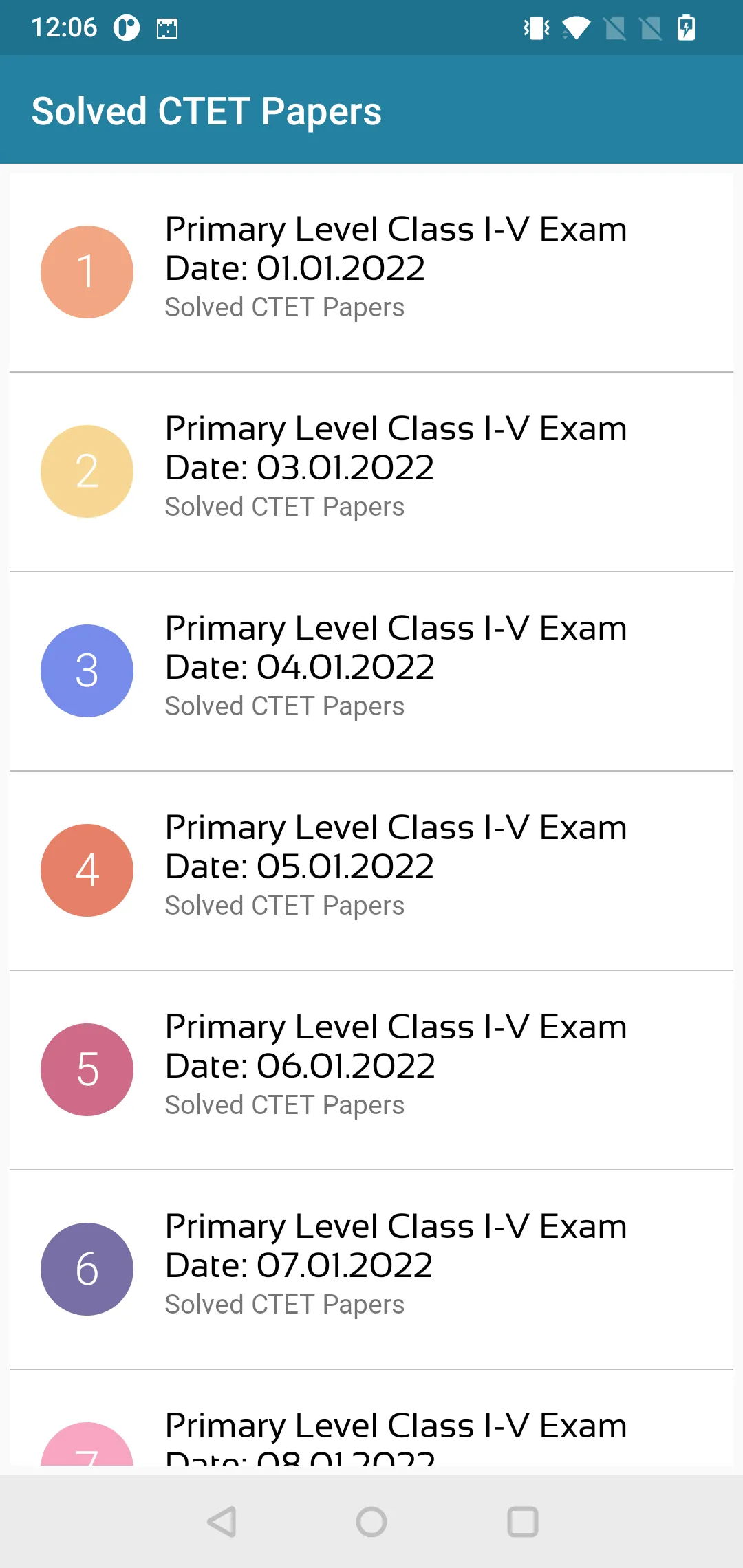 CTET Exam Primary Level (I-V) | Indus Appstore | Screenshot