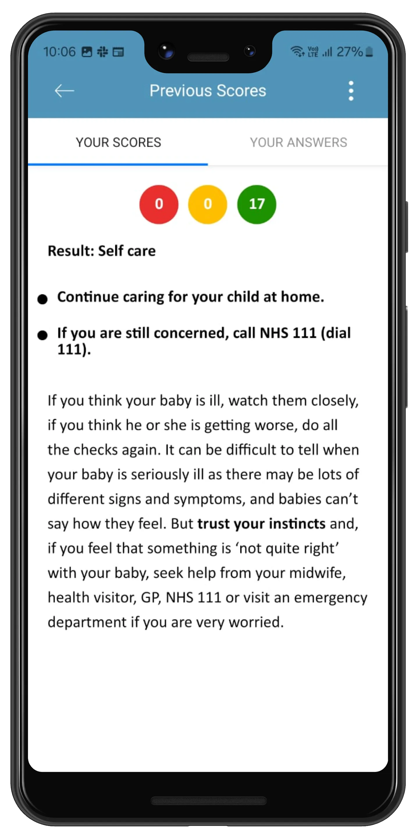 The Lullaby Trust Baby Check | Indus Appstore | Screenshot