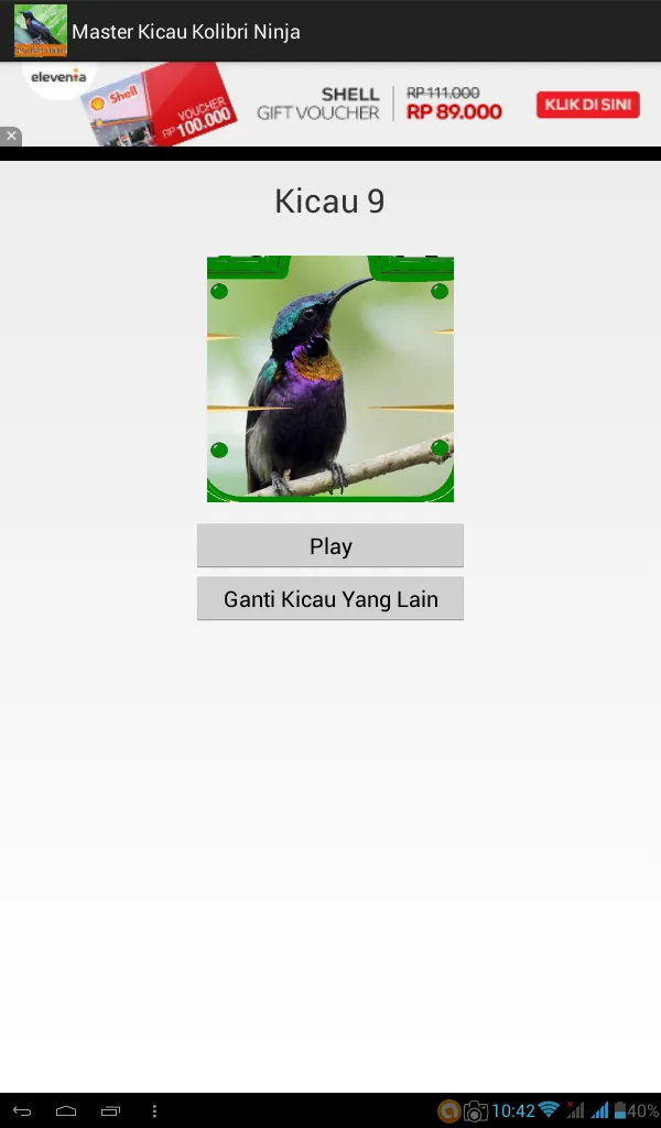 Master Kicau Kolibri Ninja | Indus Appstore | Screenshot