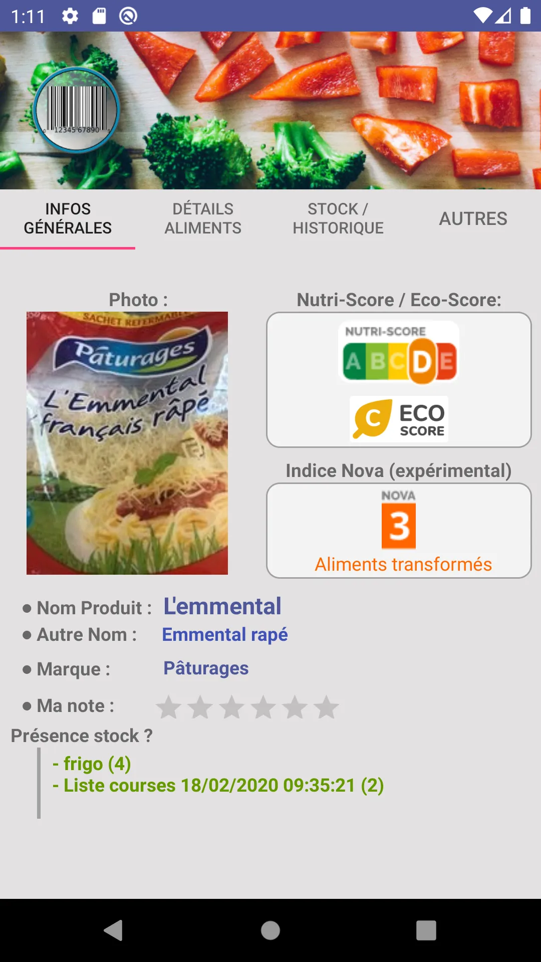 SimplyStock - scan produit | Indus Appstore | Screenshot