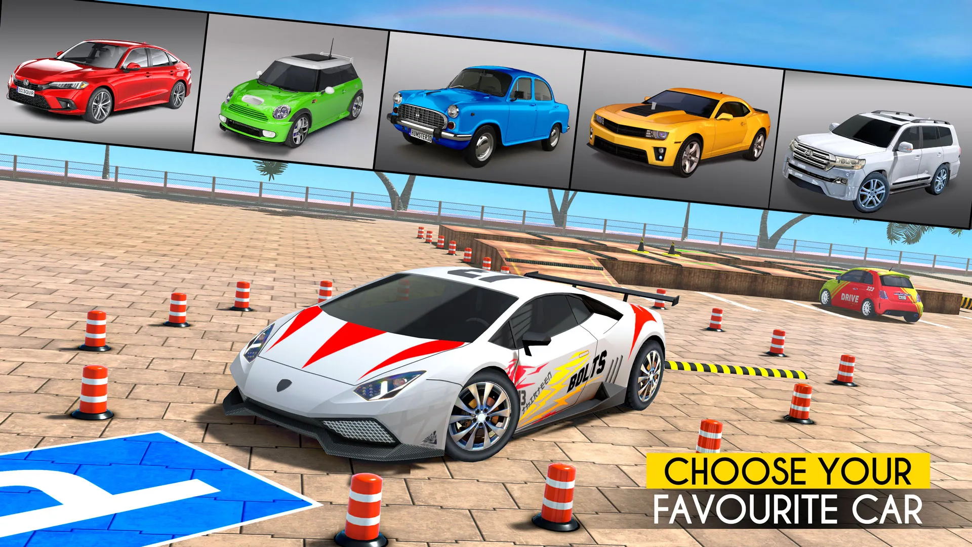 Car Parking 3D Sim - Car Game | Indus Appstore | Screenshot