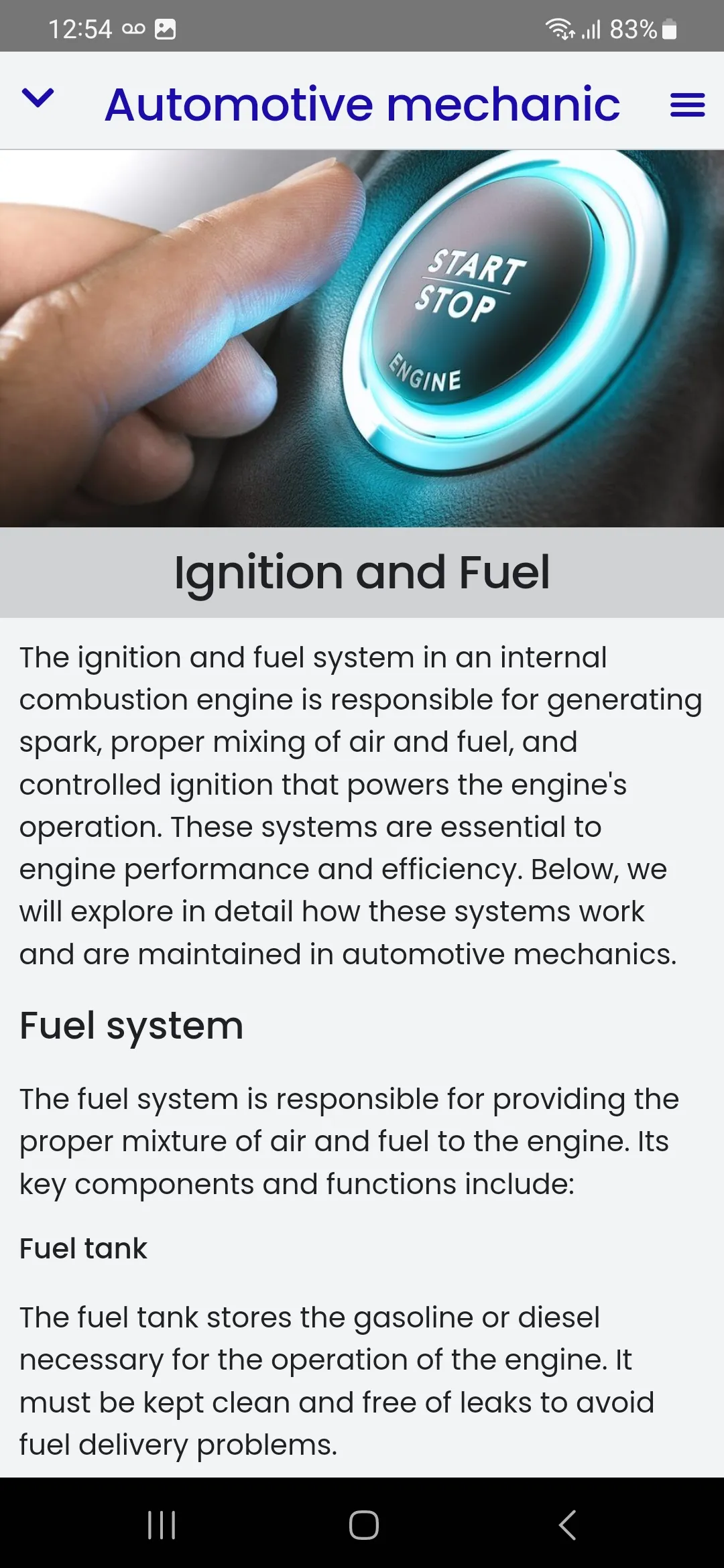 Automotive Mechanics Course | Indus Appstore | Screenshot