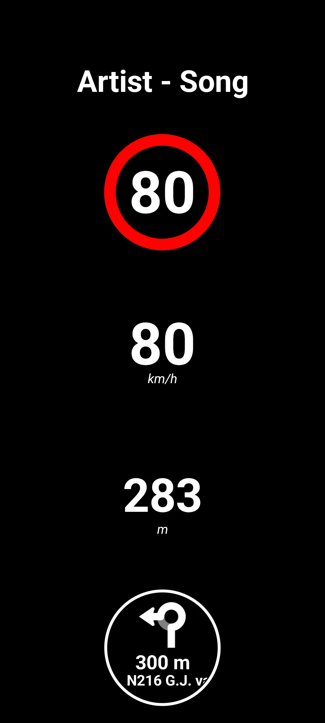 HUD Speed limits and alerts | Indus Appstore | Screenshot