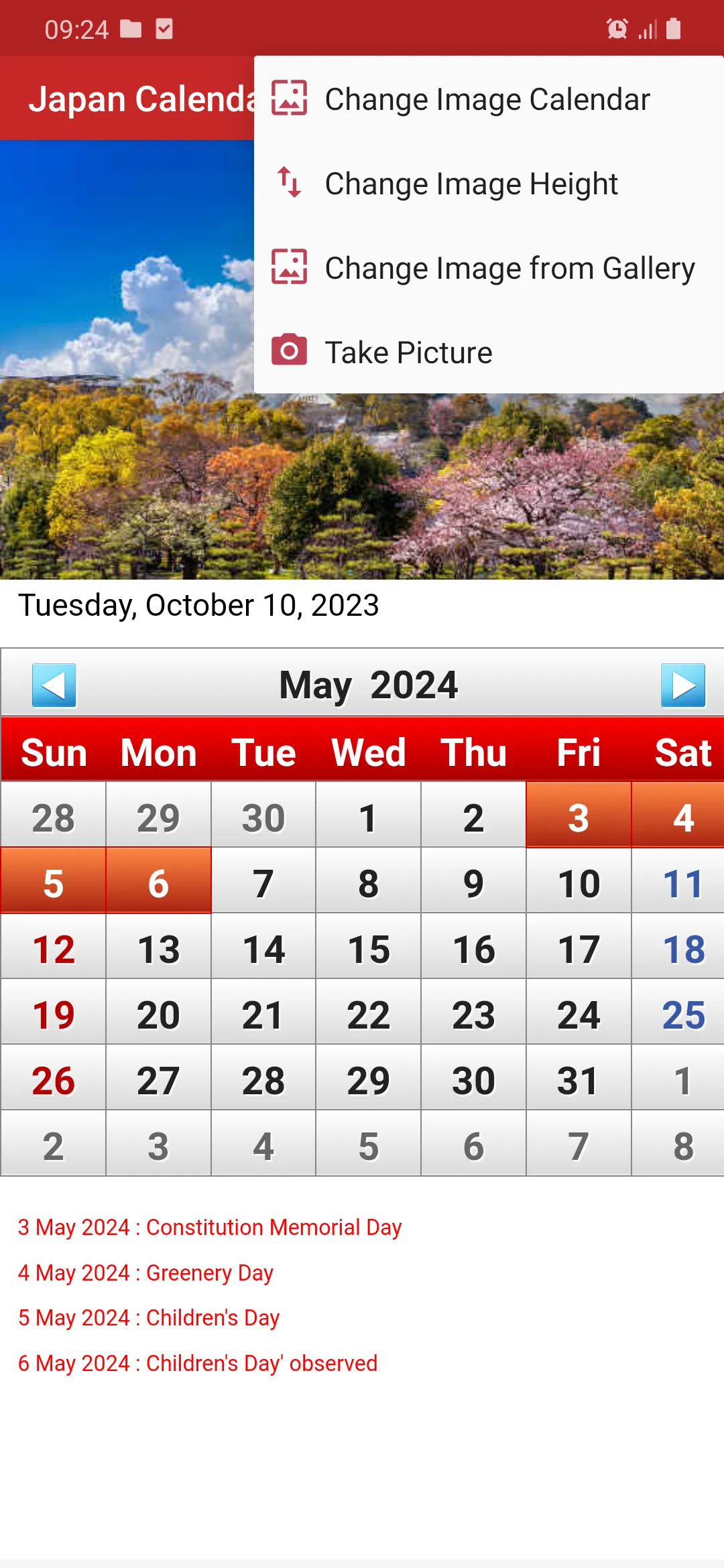 Japan Calendar 2025 | Indus Appstore | Screenshot