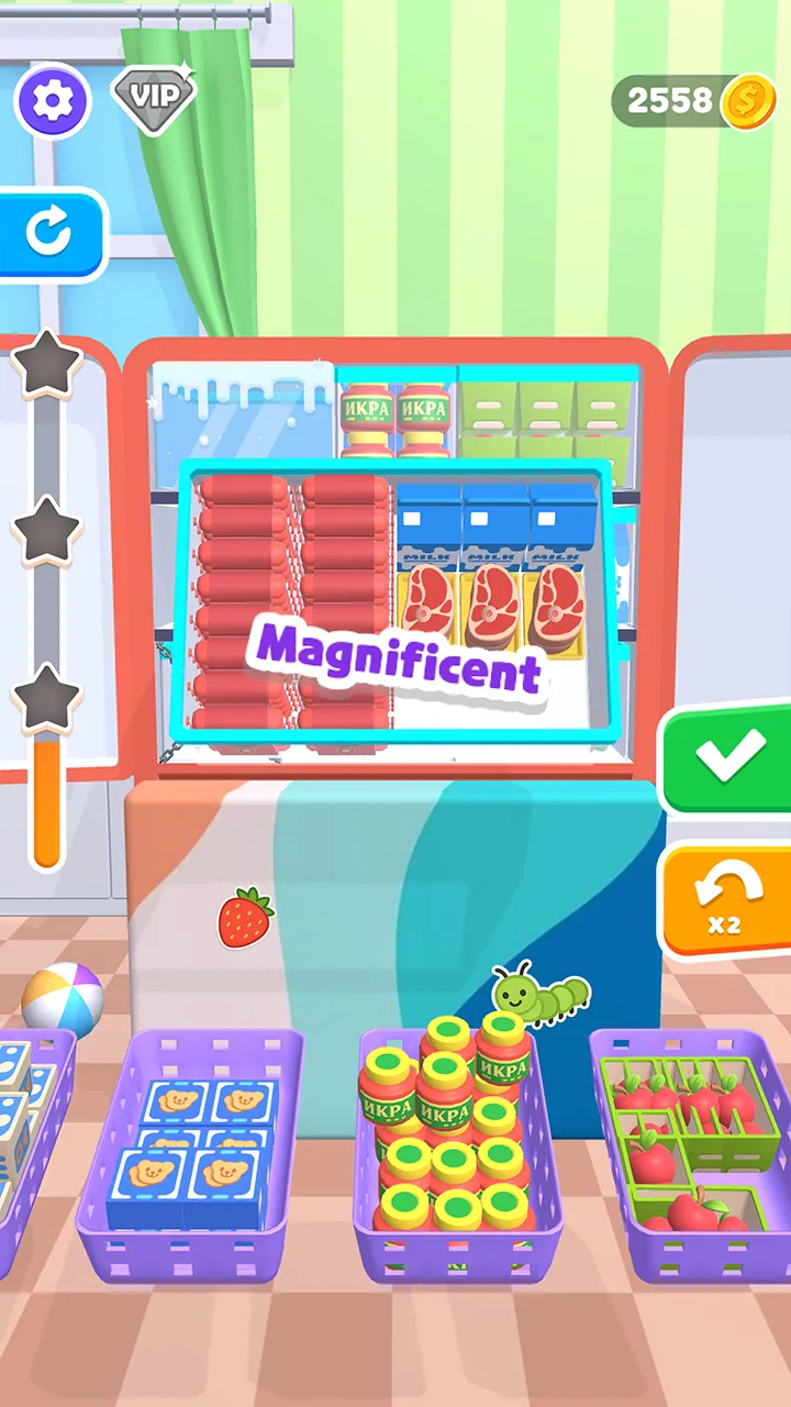 Fridge Organizing Game | Indus Appstore | Screenshot