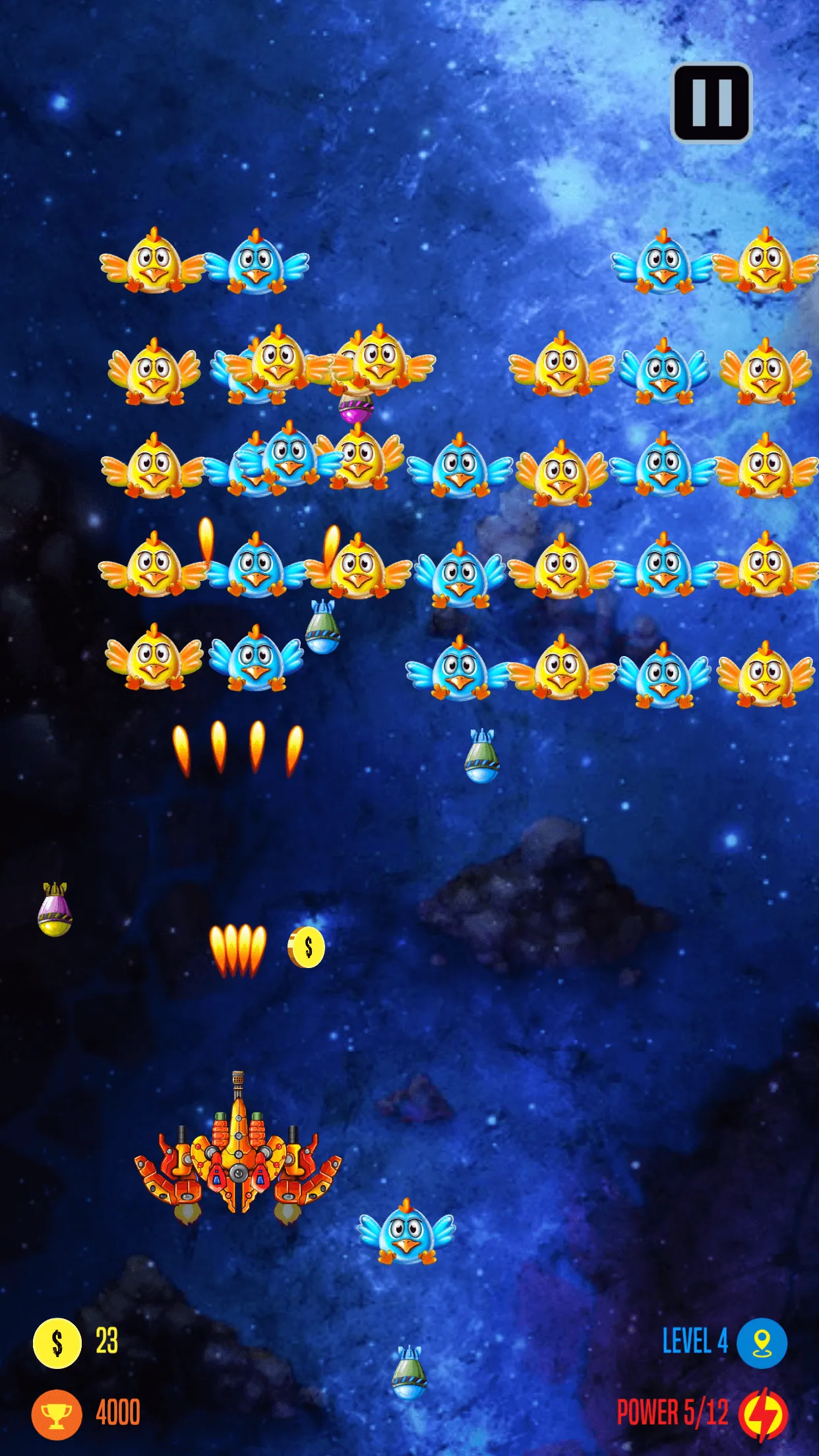 Chicken Attack Galaxy | Indus Appstore | Screenshot