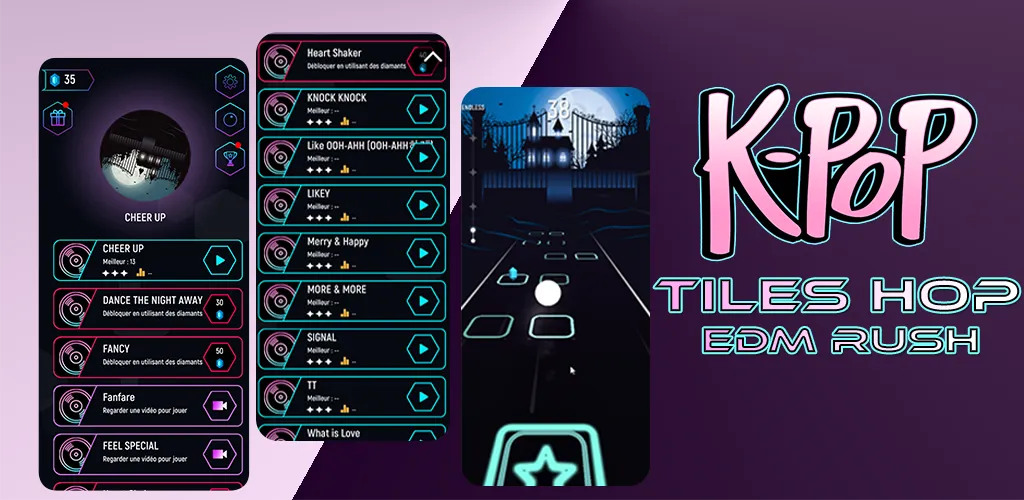 Tiles Rush : KPOP Hop Music | Indus Appstore | Screenshot