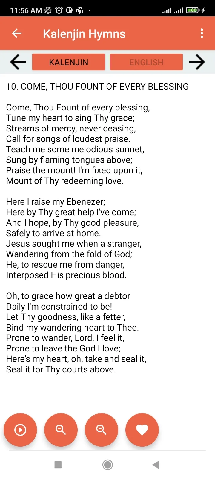 Kalenjin Hymns | Indus Appstore | Screenshot