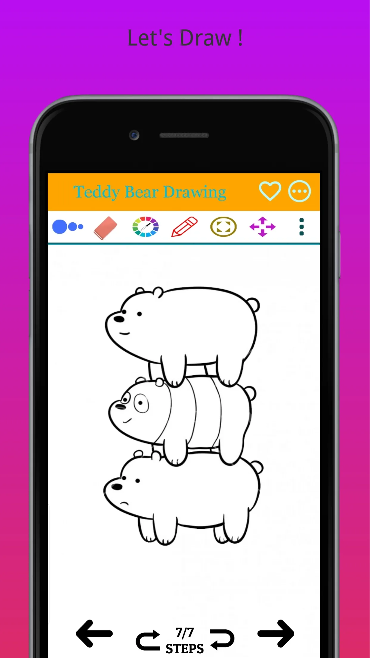 How to Draw Cute Teddy Bear | Indus Appstore | Screenshot