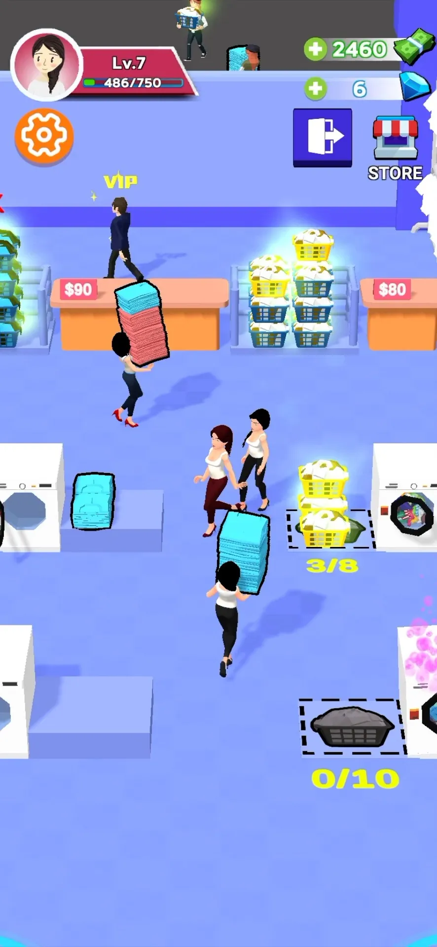 Laundry Tycoon - Business Sim | Indus Appstore | Screenshot