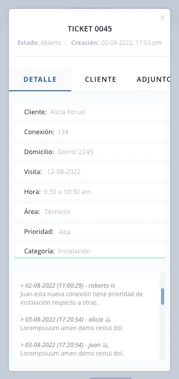 Radanet App para Personal Tec. | Indus Appstore | Screenshot