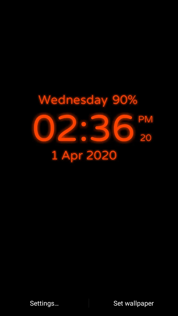 Digital Clock | Indus Appstore | Screenshot