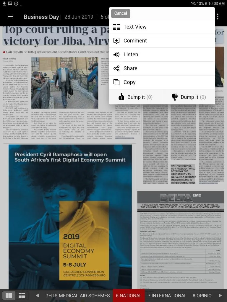 Business Day E-Edition | Indus Appstore | Screenshot