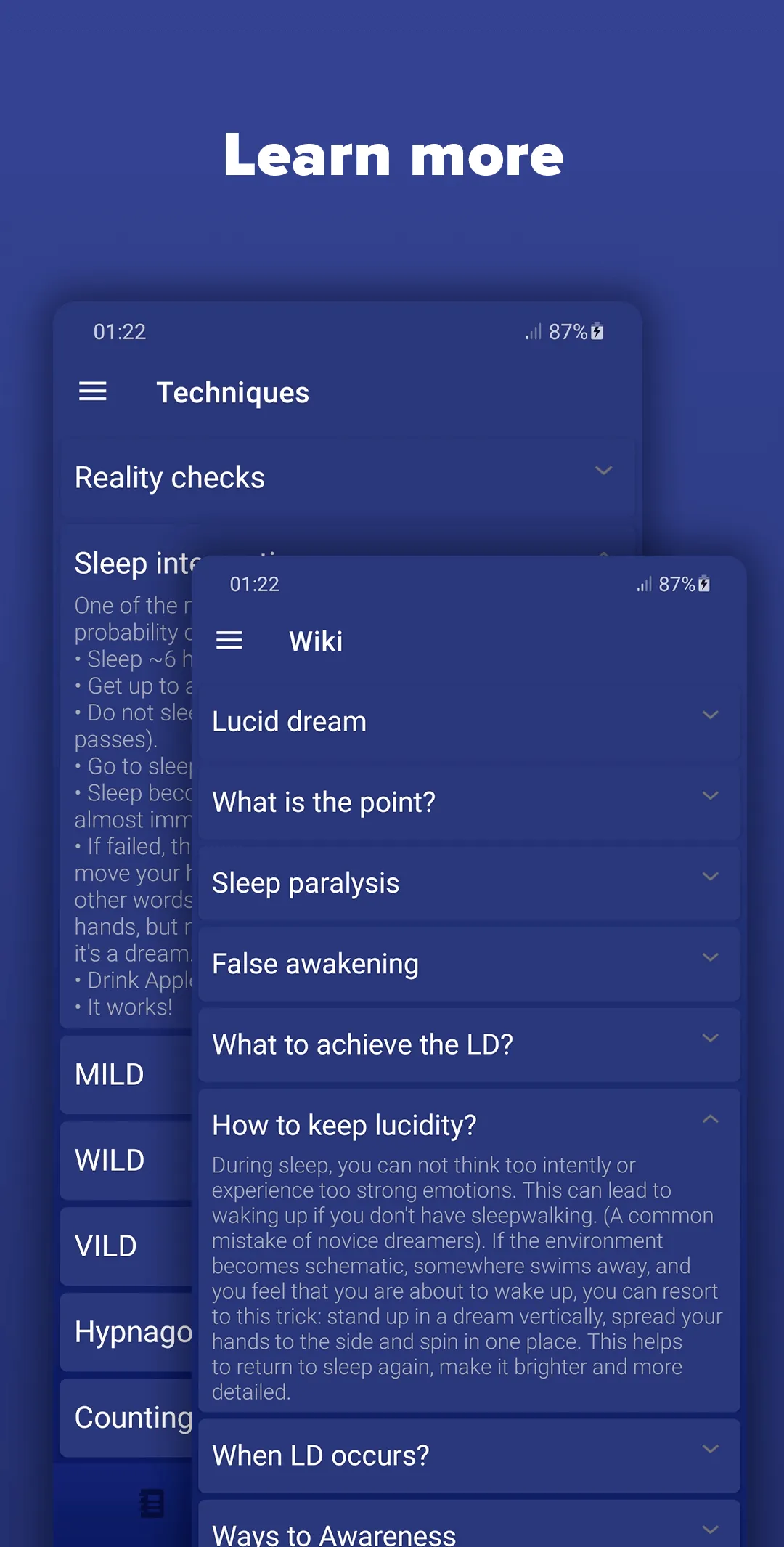 Lucidly: Lucid Dream & Journal | Indus Appstore | Screenshot