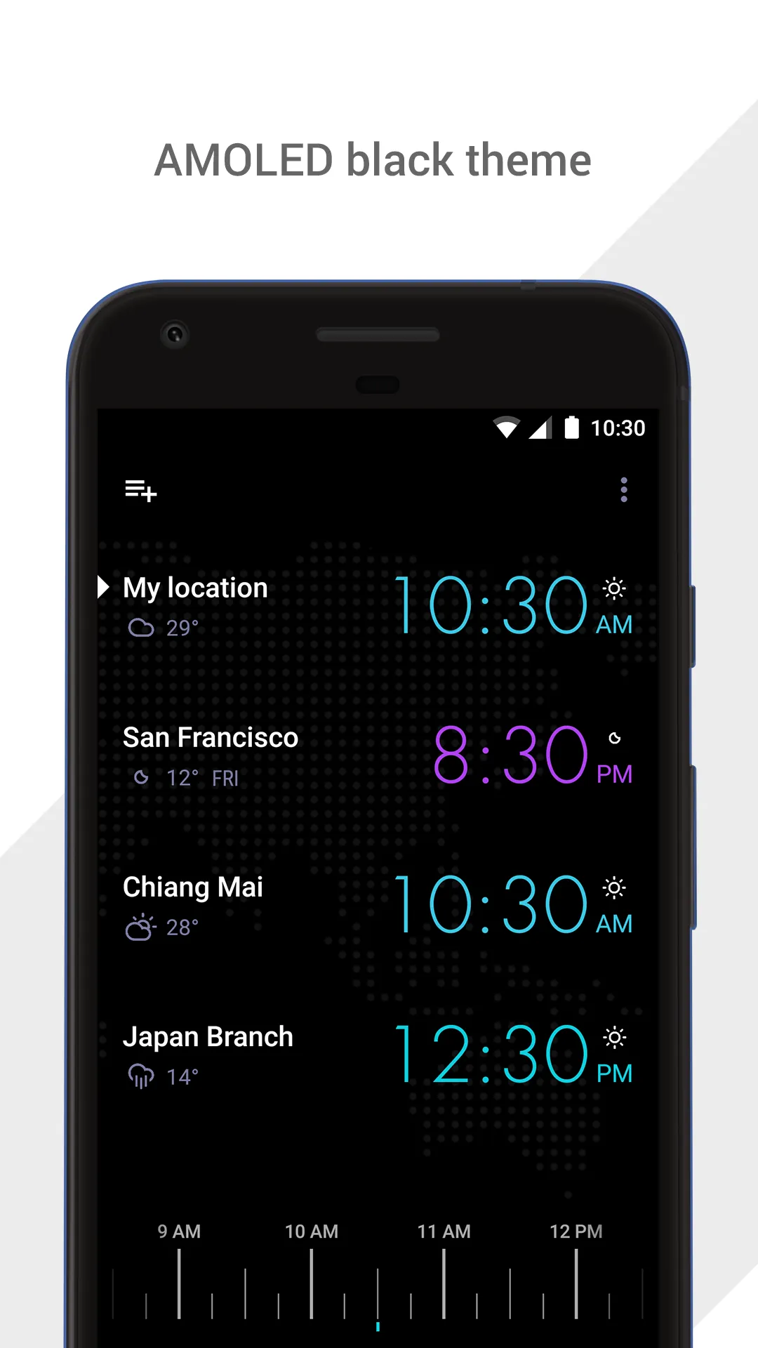 GLOBE: World clock and widget | Indus Appstore | Screenshot