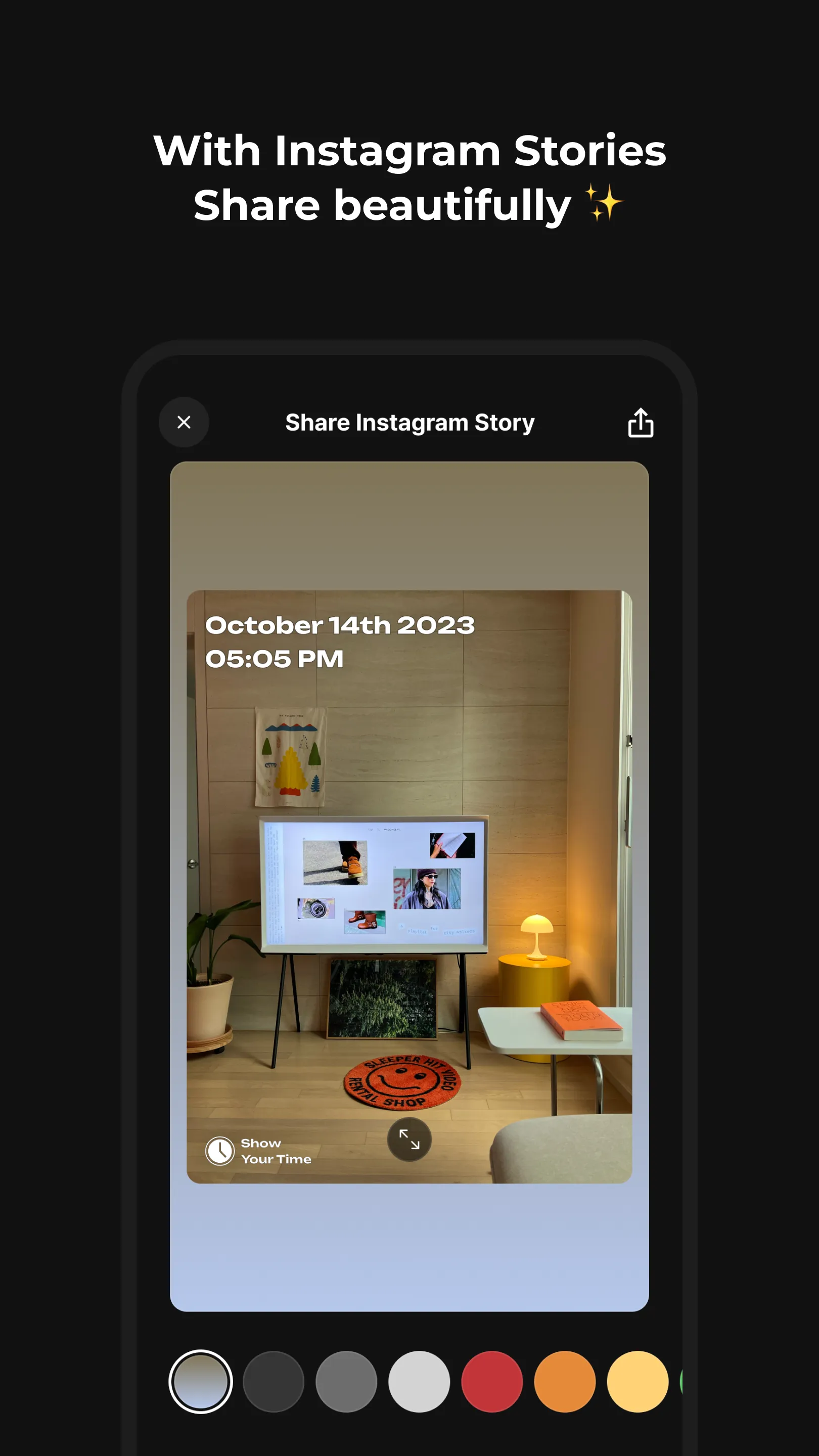Timestamp Camera: ShowYourTime | Indus Appstore | Screenshot