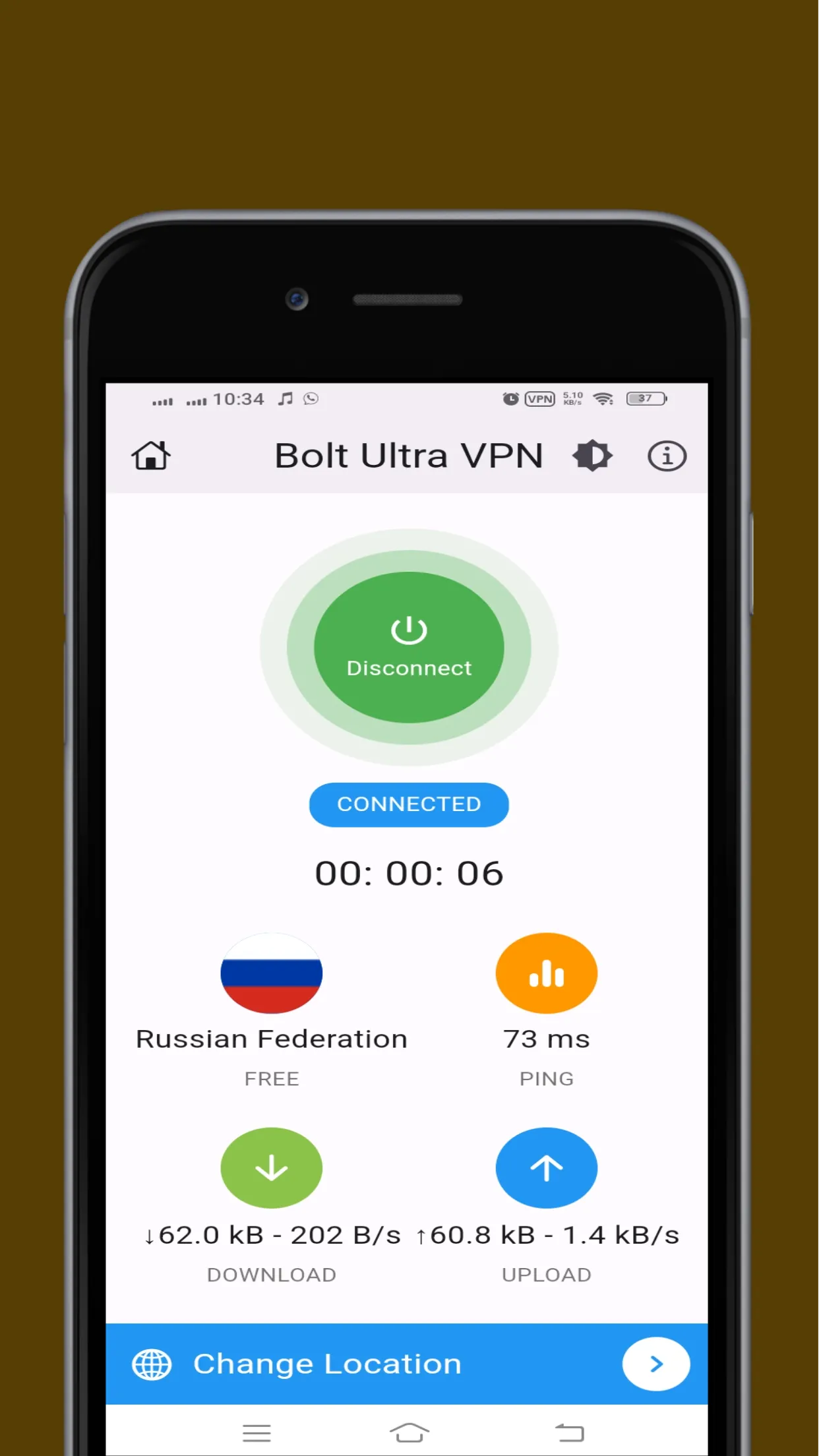 Bolt Ultra VPN | Indus Appstore | Screenshot