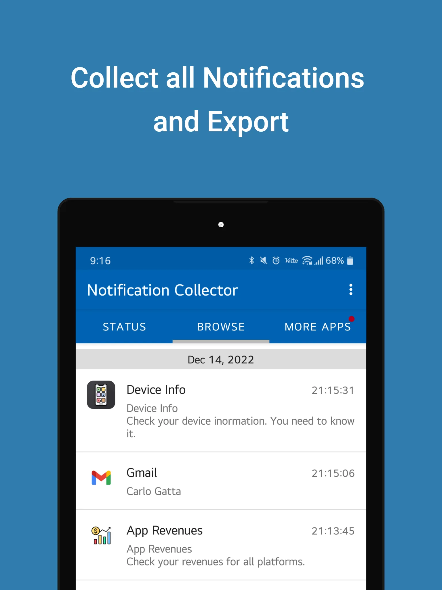 Notification Collector | Indus Appstore | Screenshot