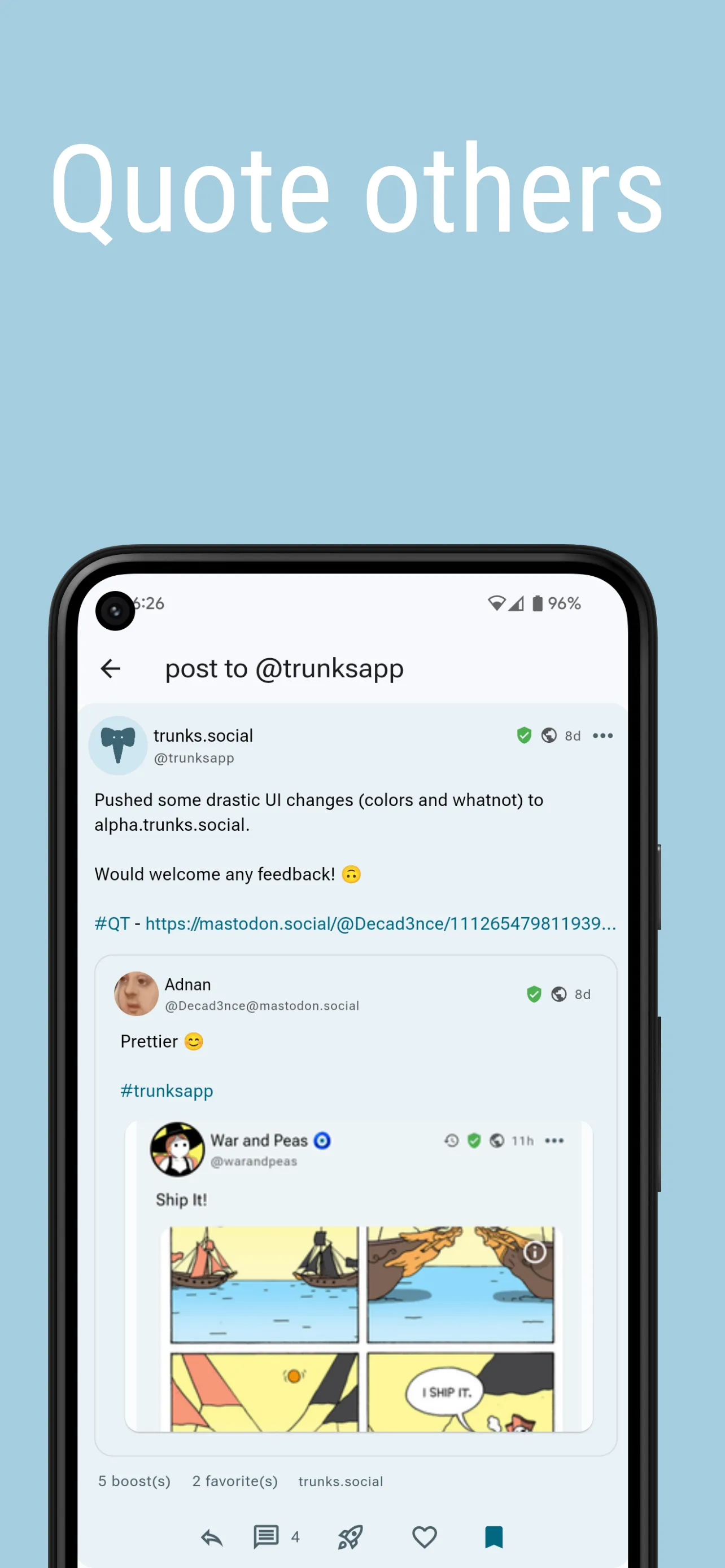 trunks for Mastodon | Indus Appstore | Screenshot