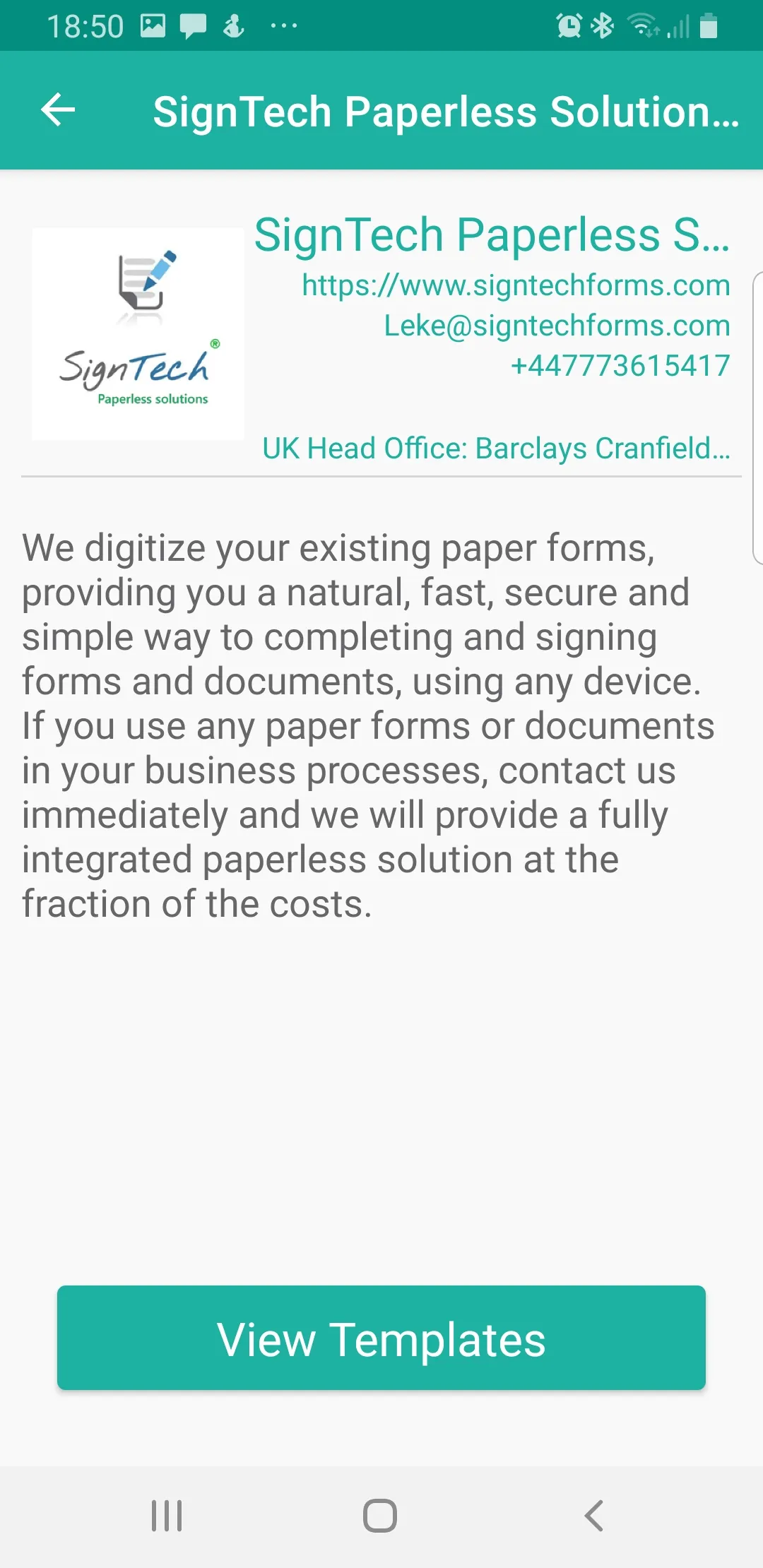 SignTech Paperless | Indus Appstore | Screenshot