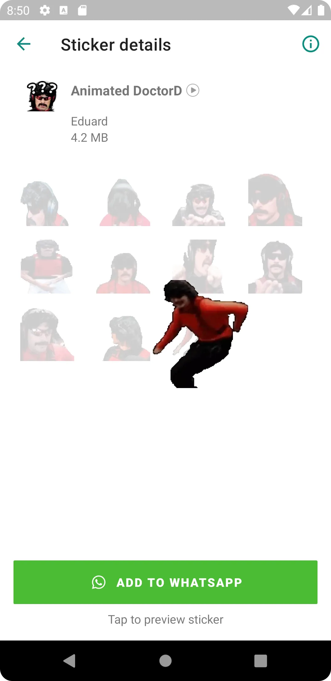 7TV Emotes for WhatsApp | Indus Appstore | Screenshot