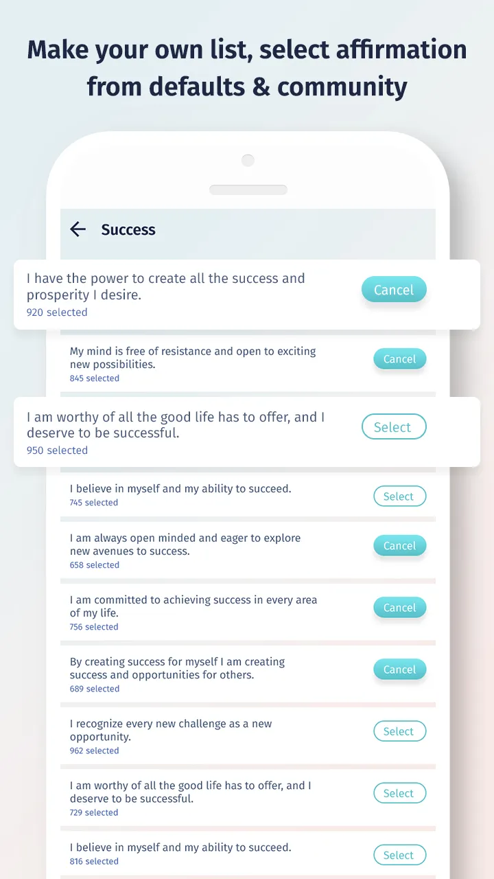 Purify: Positive Affirmations  | Indus Appstore | Screenshot