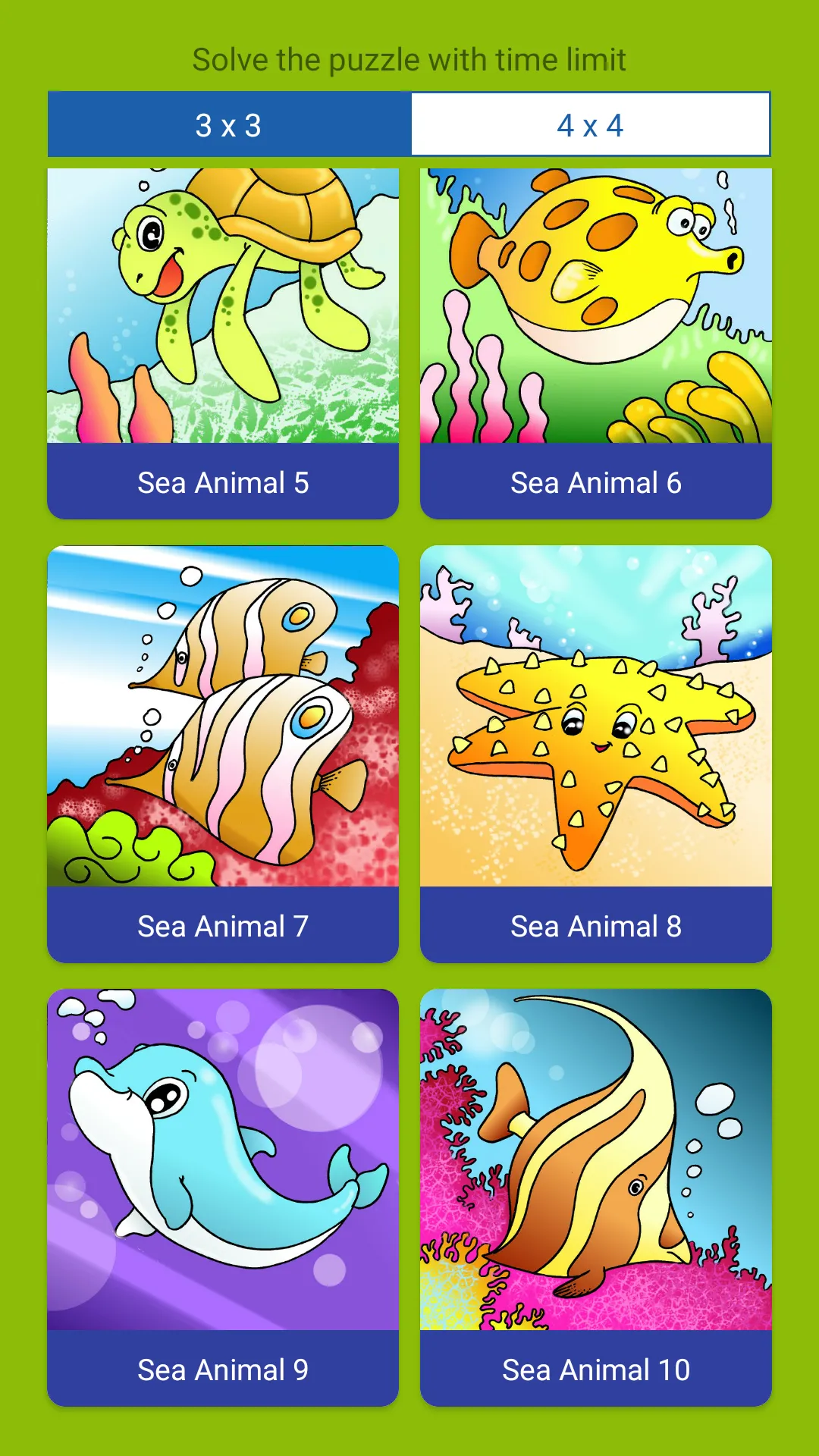 Sea Animal Puzzle | Indus Appstore | Screenshot