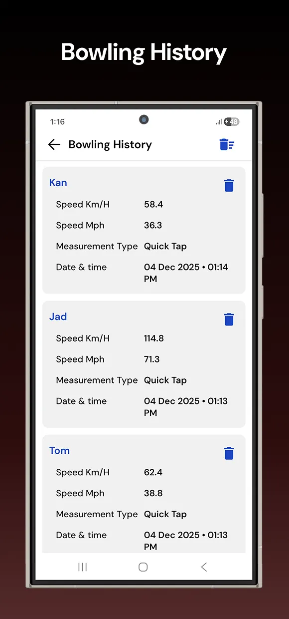 Cricket Bowling Speed Analyzer | Indus Appstore | Screenshot