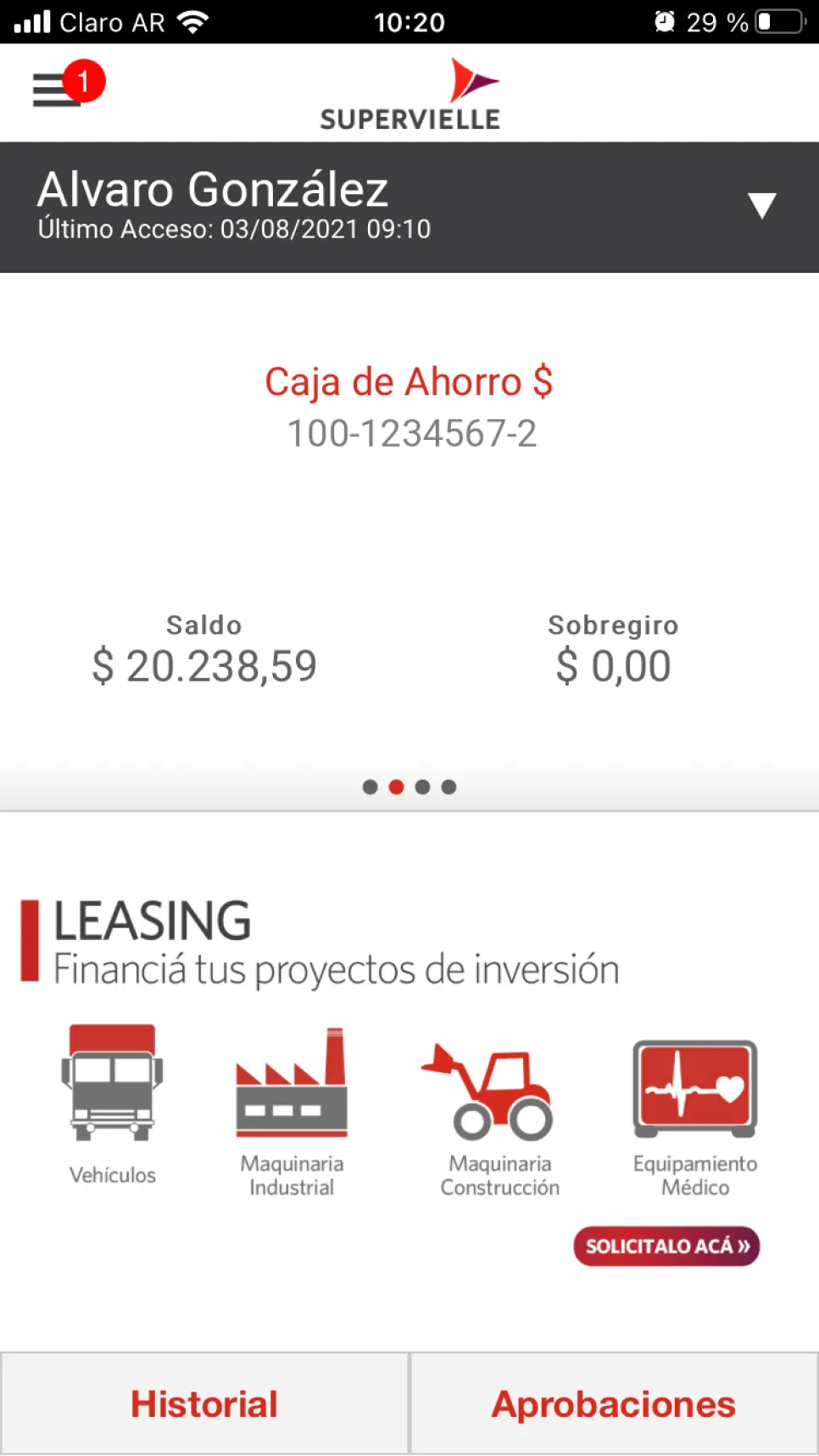 Supervielle Empresas | Indus Appstore | Screenshot