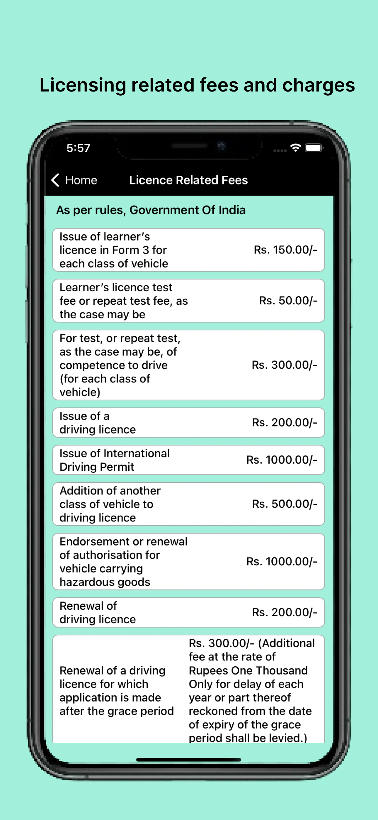 Vahan - eChallan, Vehicle Info | Indus Appstore | Screenshot