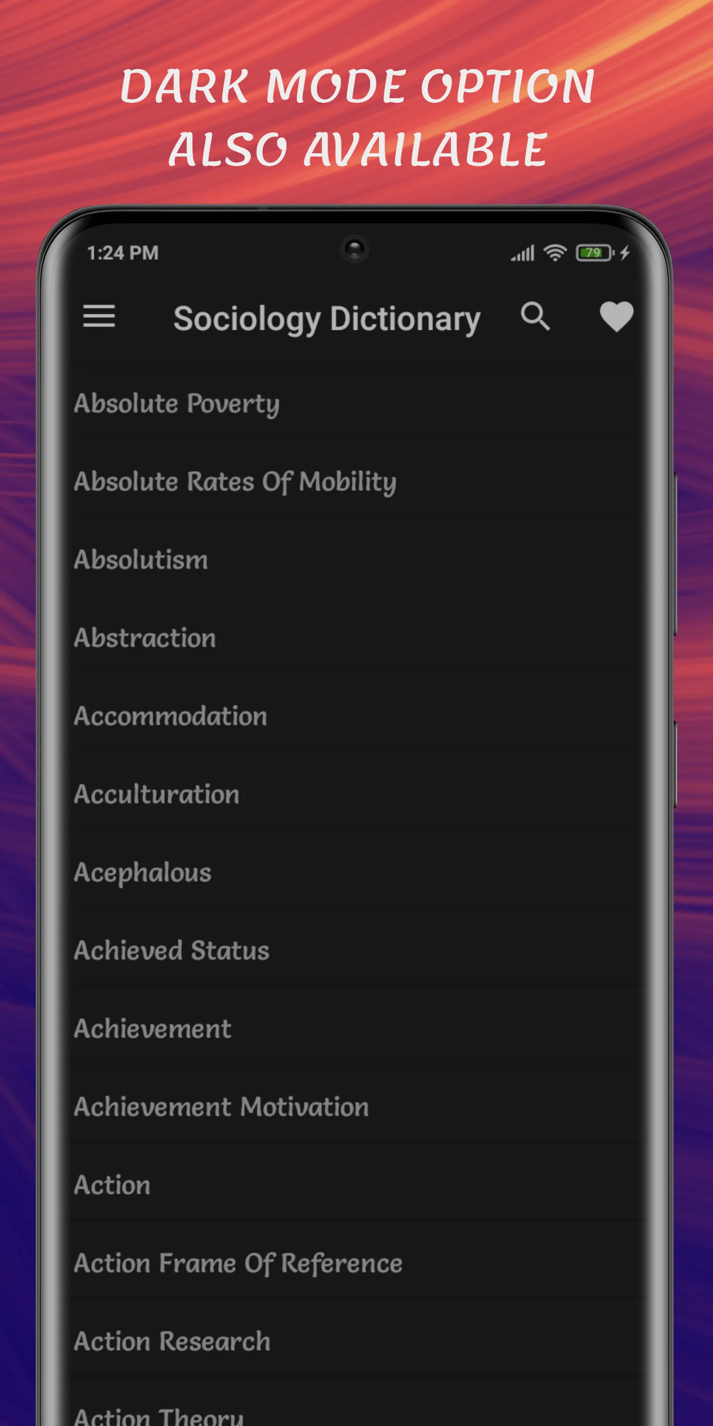 Sociology Dictionary | Indus Appstore | Screenshot