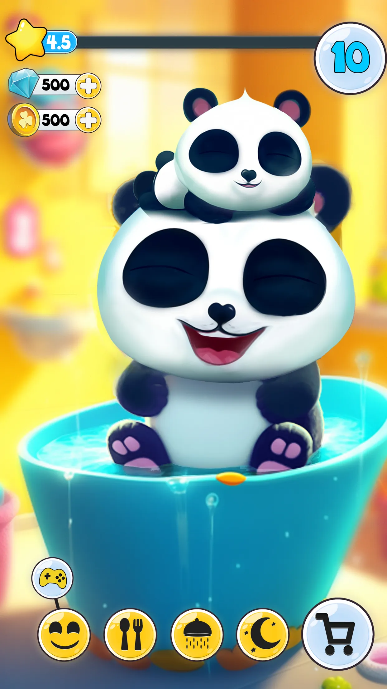 Pu My talking panda, pet care | Indus Appstore | Screenshot