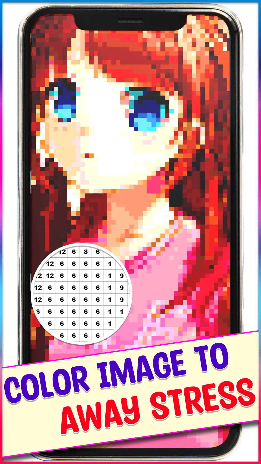 Anime Manga Pixel Art Coloring | Indus Appstore | Screenshot