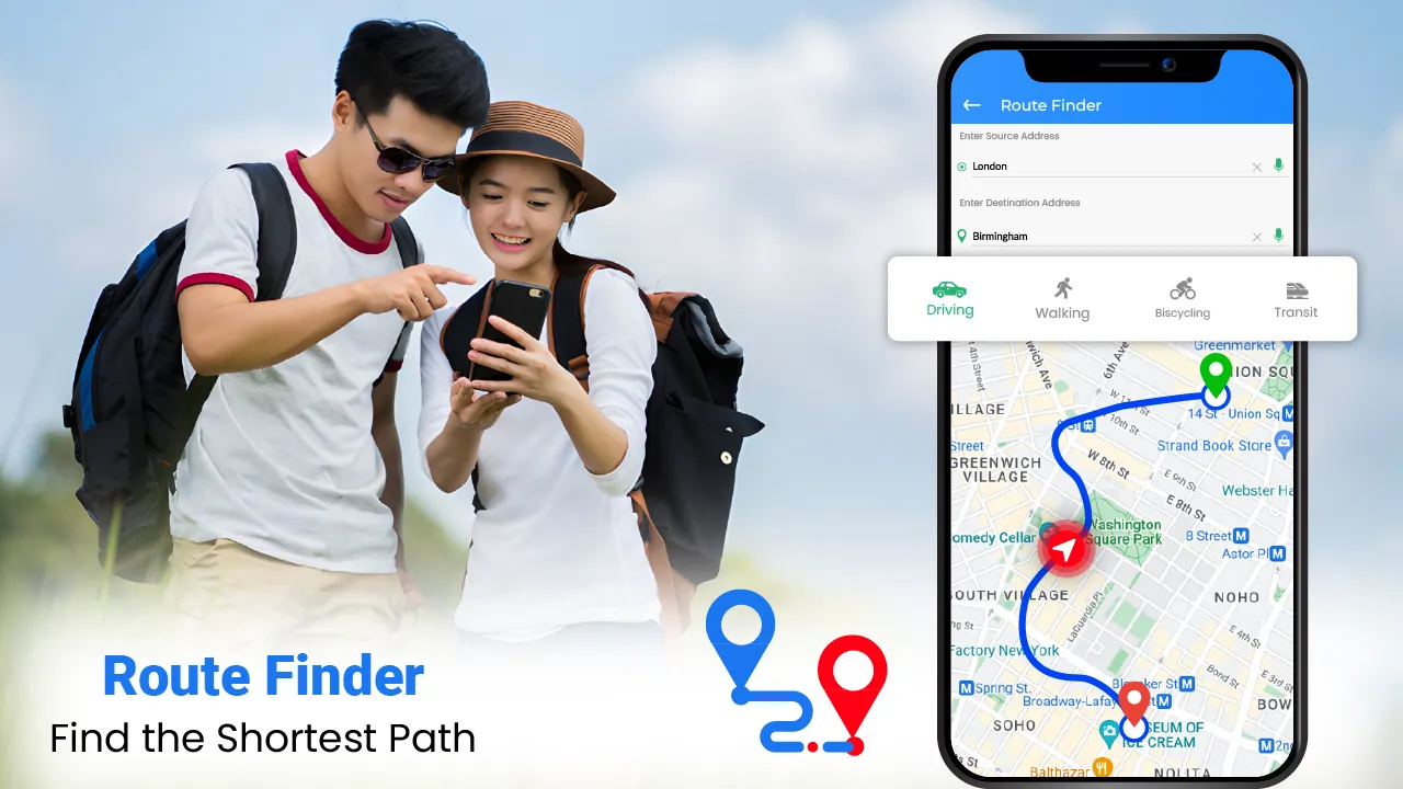 Easy Rout Map: Navigation Path | Indus Appstore | Screenshot