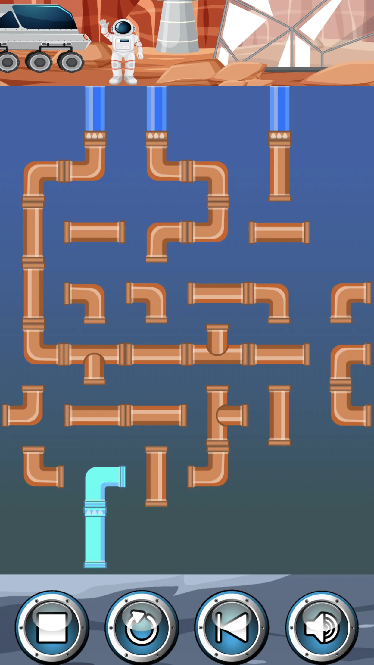 Space Pipes Connect Puzzle | Indus Appstore | Screenshot