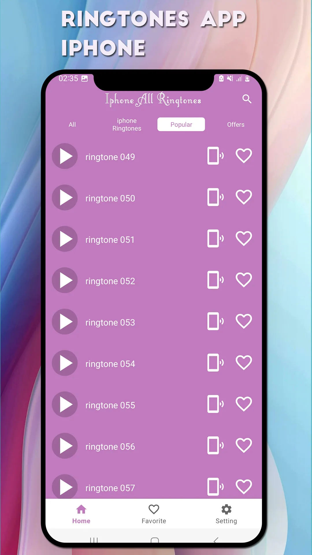 iPhone All Ringtones | Indus Appstore | Screenshot