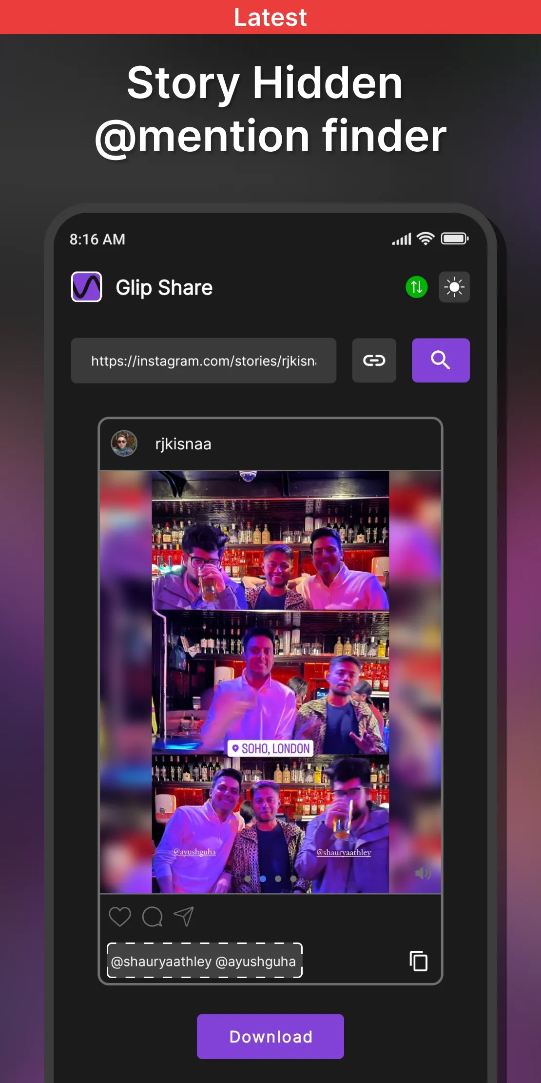 Glip share: Video Downloader | Indus Appstore | Screenshot